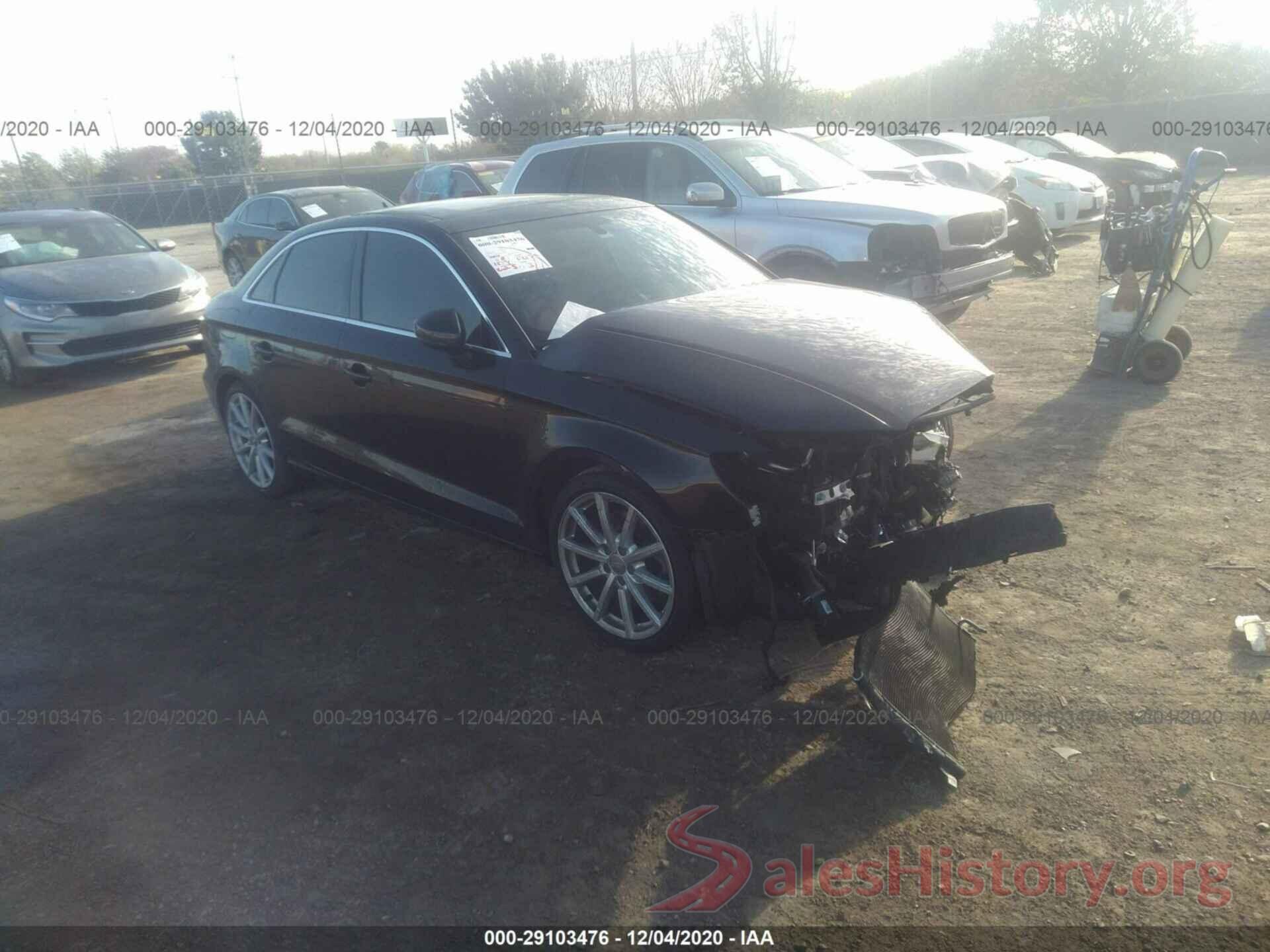 WAUE8GFF0G1035061 2016 AUDI A3