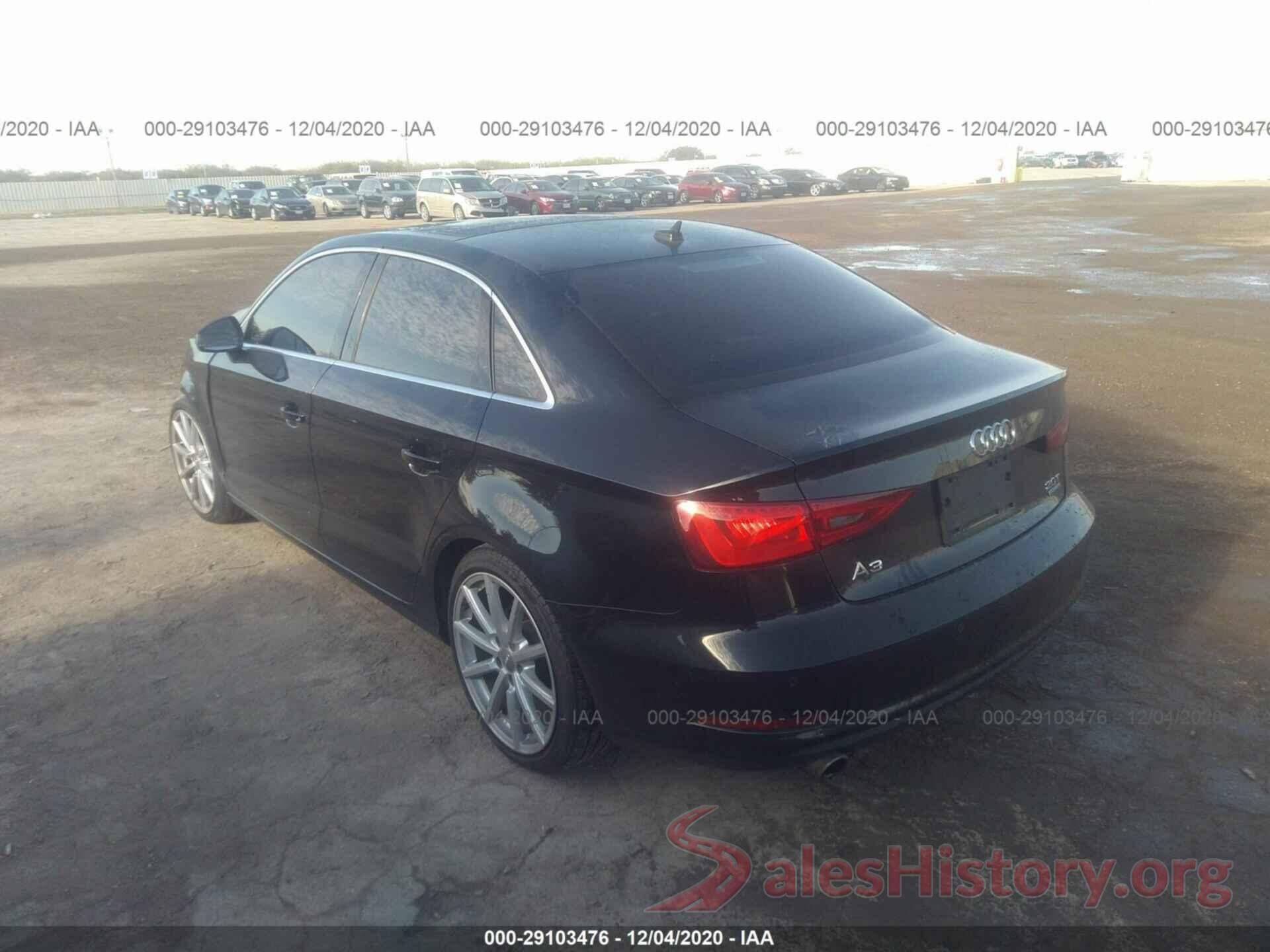 WAUE8GFF0G1035061 2016 AUDI A3