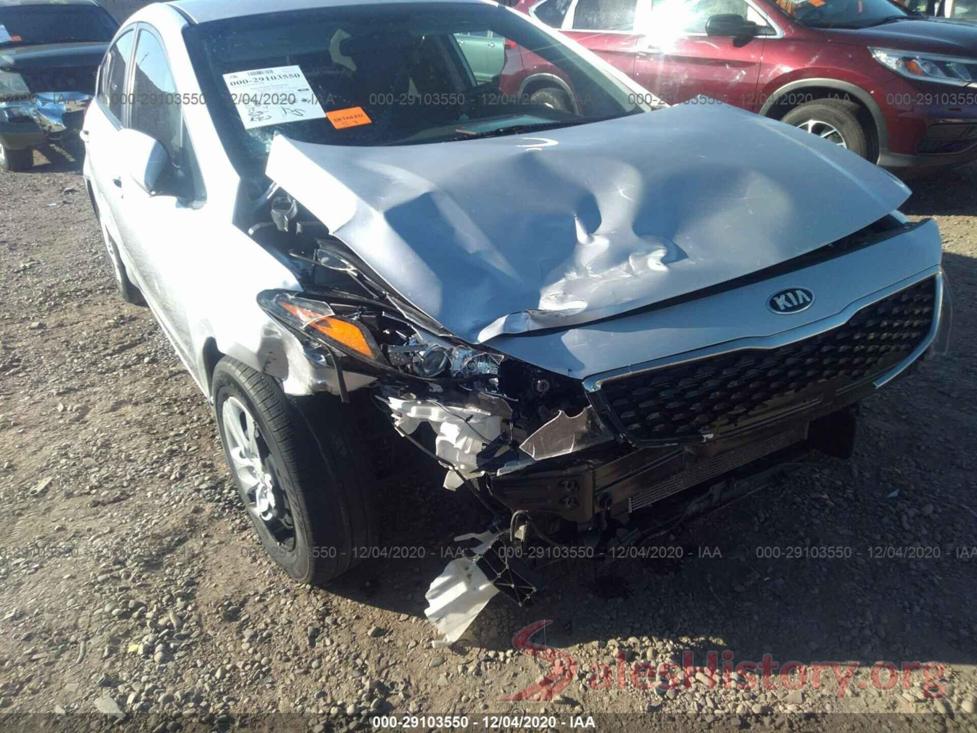 3KPFK4A7XHE018788 2017 KIA FORTE