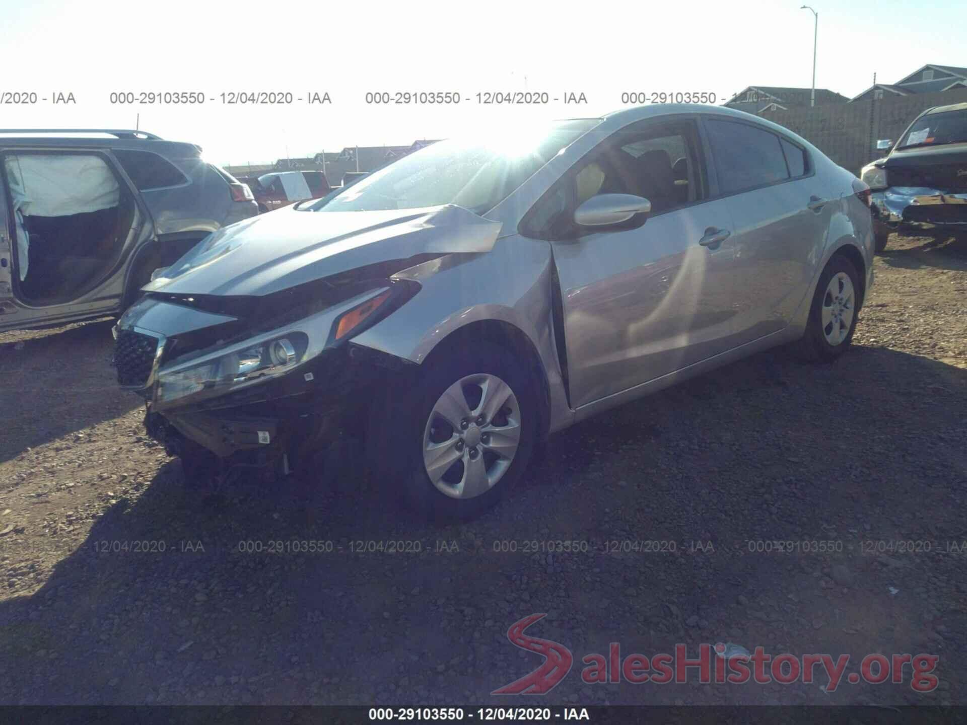 3KPFK4A7XHE018788 2017 KIA FORTE