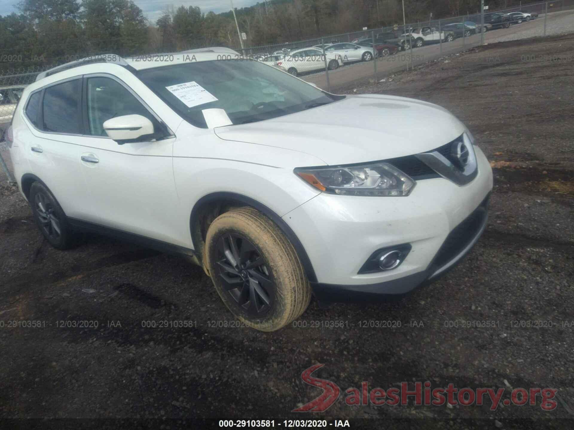 5N1AT2MT7GC919946 2016 NISSAN ROGUE