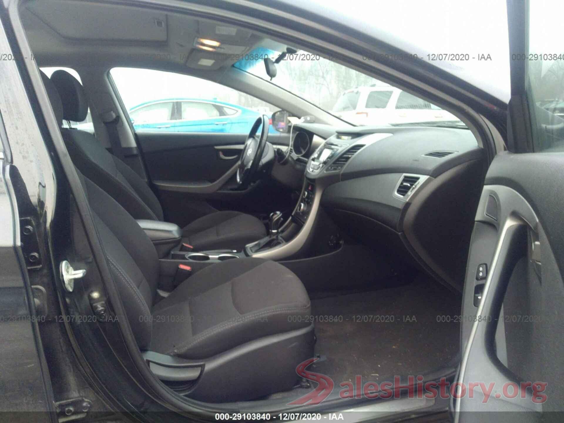 5NPDH4AE6GH712845 2016 HYUNDAI ELANTRA