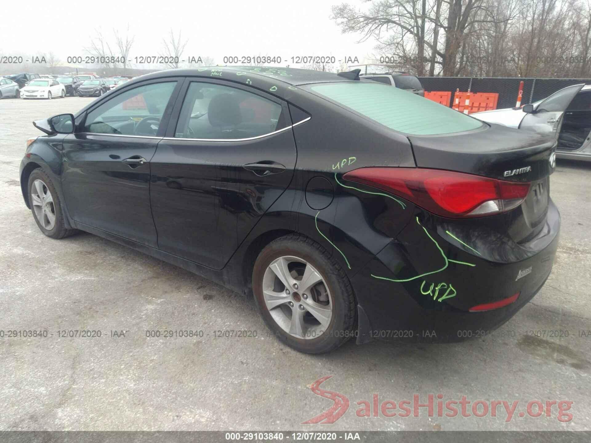 5NPDH4AE6GH712845 2016 HYUNDAI ELANTRA