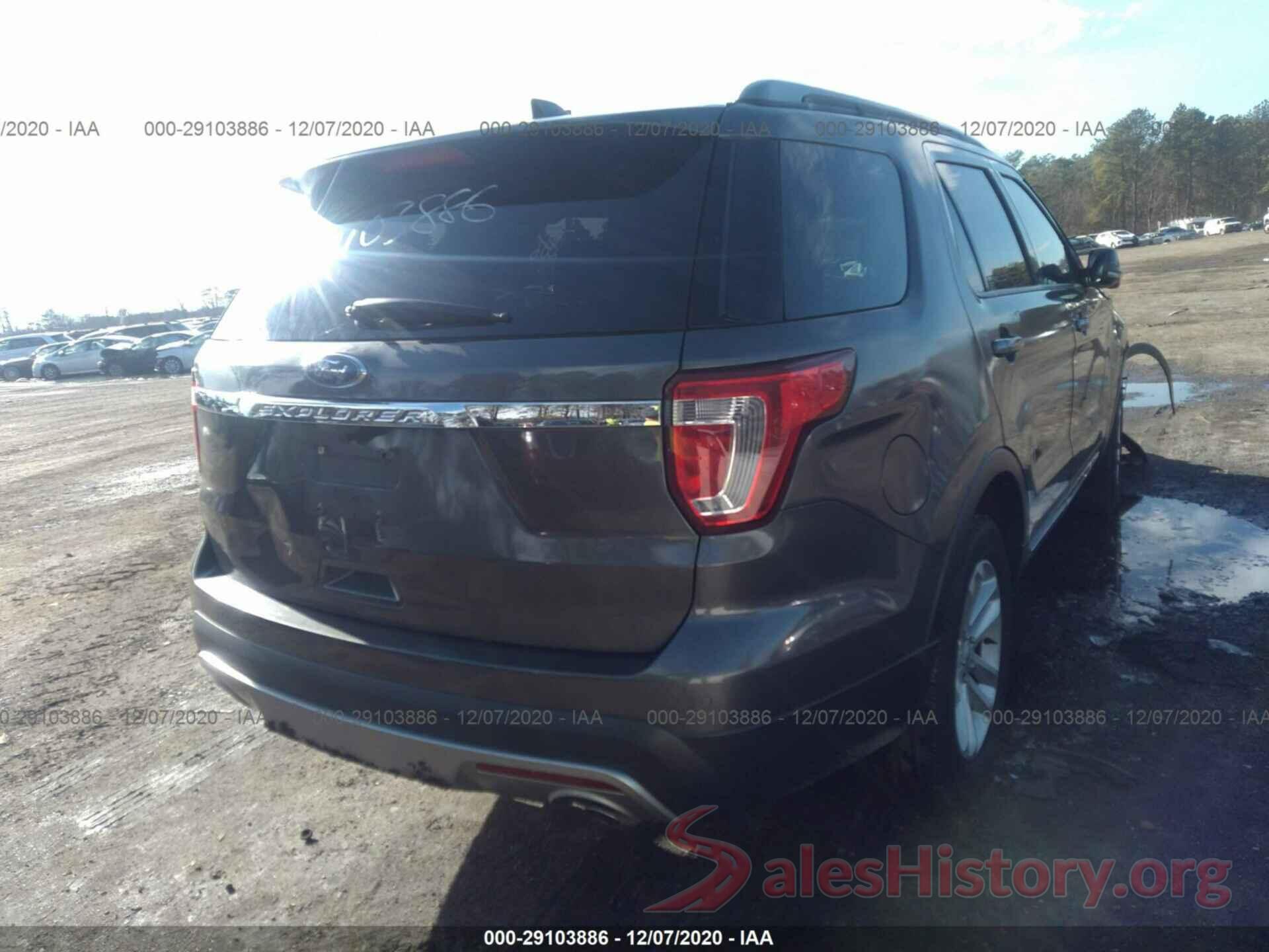 1FM5K7D88HGB89987 2017 FORD EXPLORER