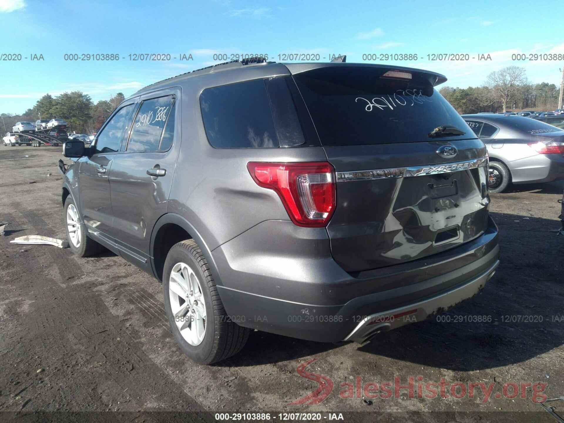 1FM5K7D88HGB89987 2017 FORD EXPLORER