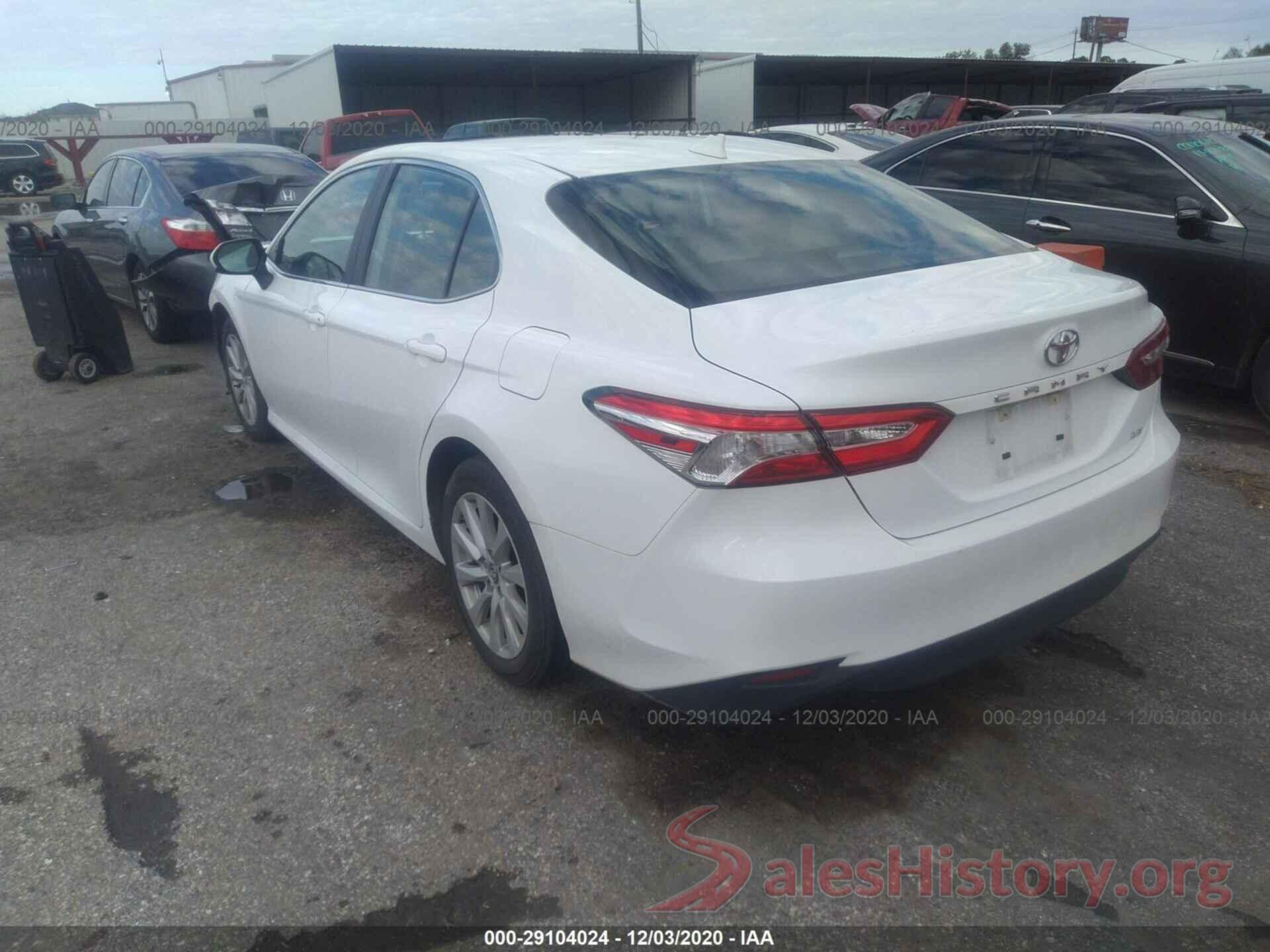 4T1B11HK2KU811789 2019 TOYOTA CAMRY