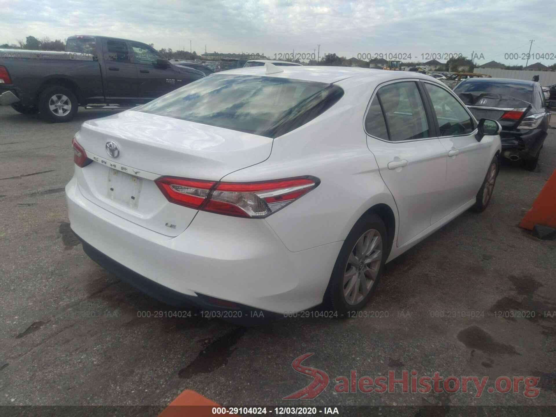 4T1B11HK2KU811789 2019 TOYOTA CAMRY