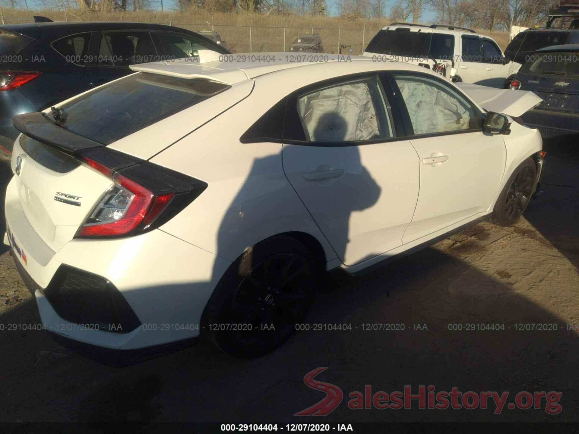 SHHFK7H94HU214243 2017 HONDA CIVIC HATCHBACK