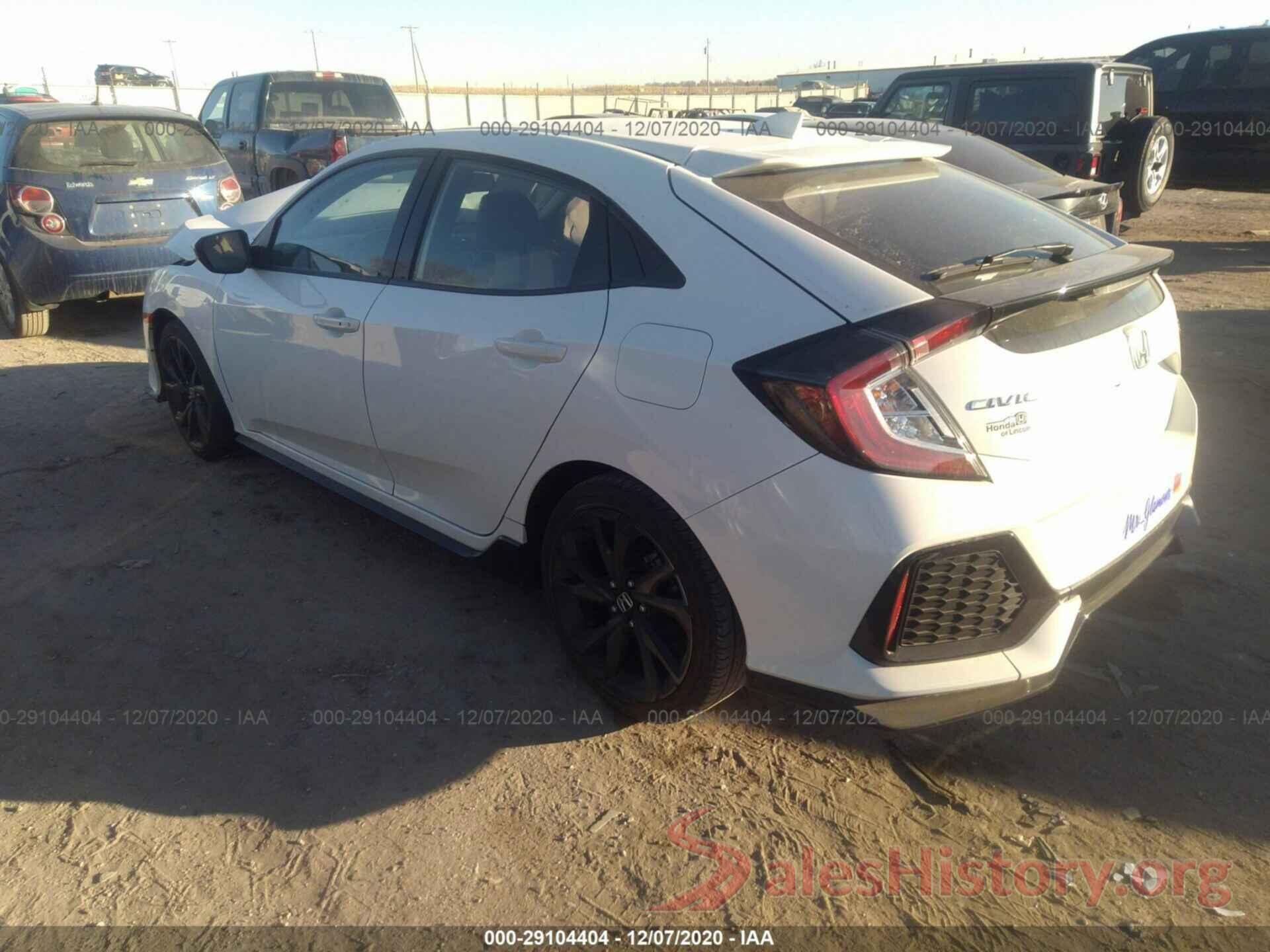 SHHFK7H94HU214243 2017 HONDA CIVIC HATCHBACK