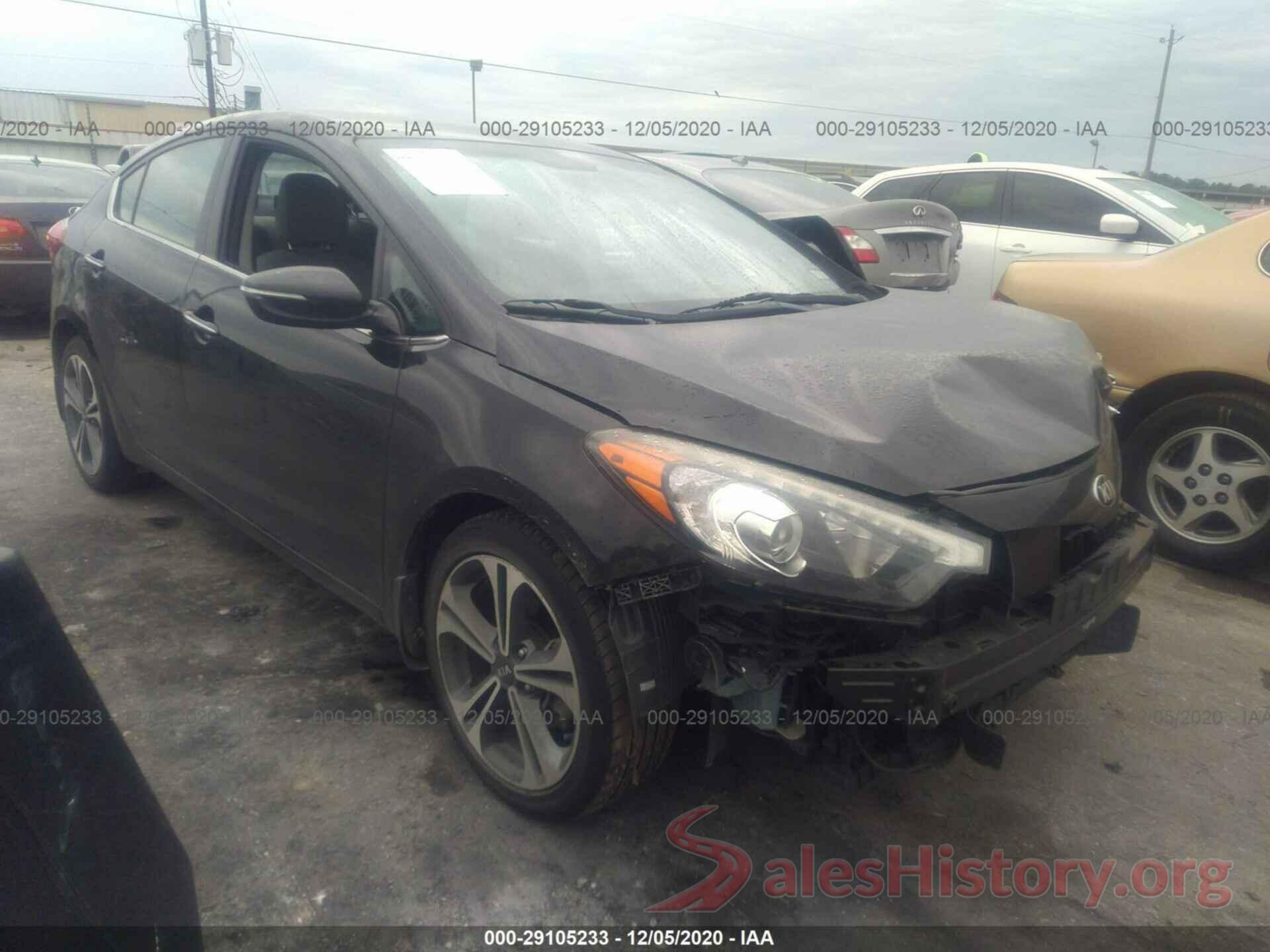 KNAFX4A8XG5486165 2016 KIA FORTE