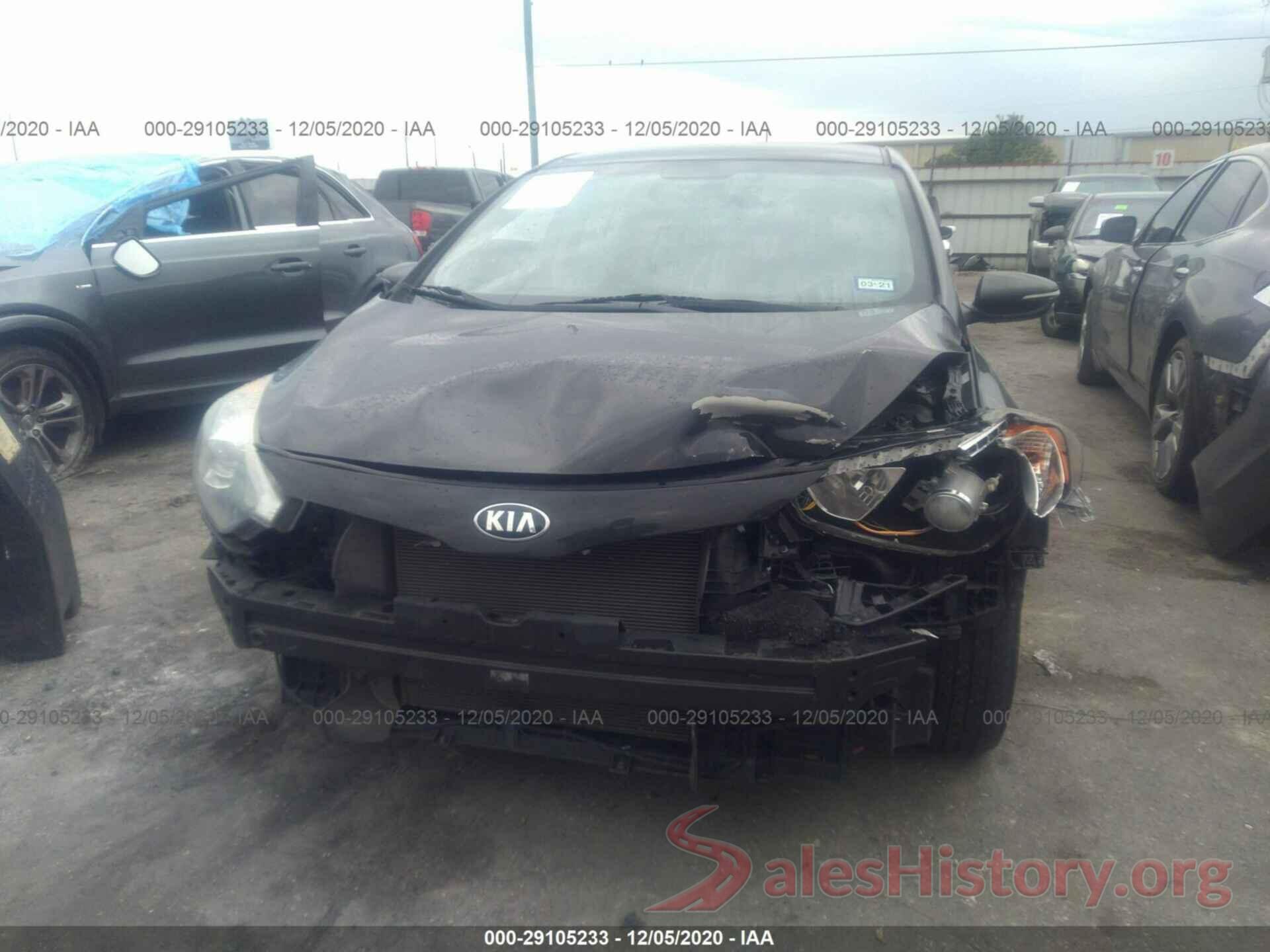 KNAFX4A8XG5486165 2016 KIA FORTE