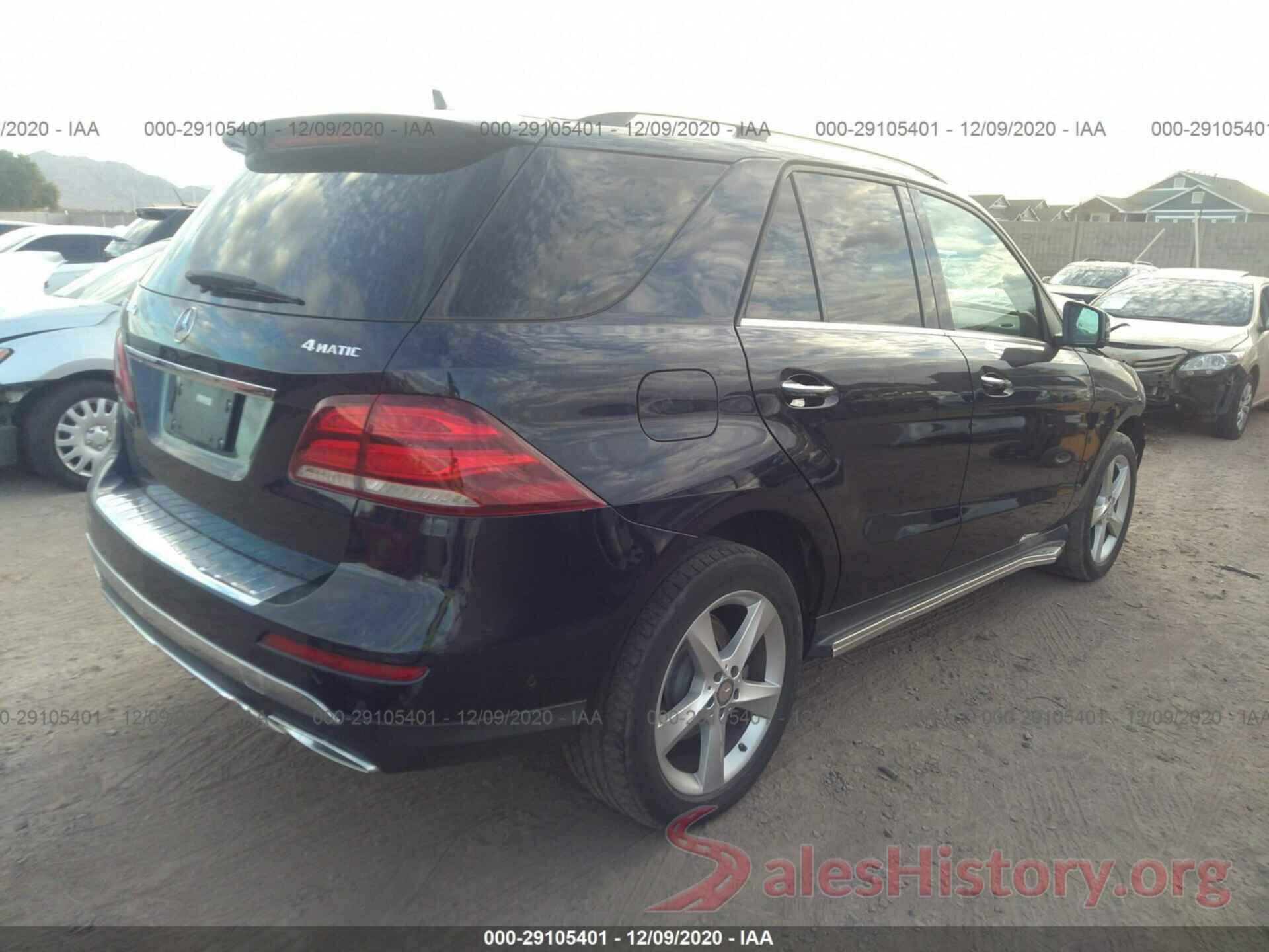 4JGDA0EB5GA674931 2016 MERCEDES-BENZ GLE