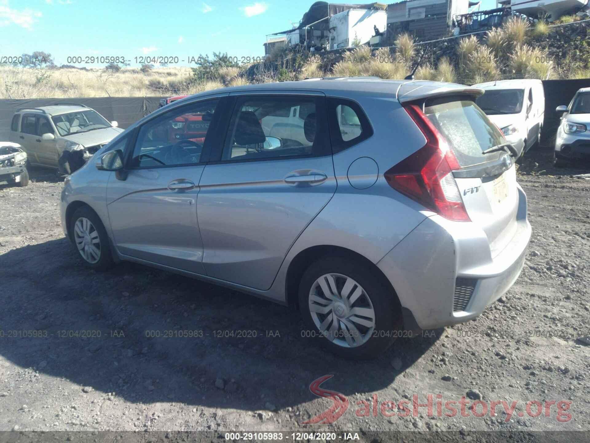 JHMGK5H5XHS016419 2017 HONDA FIT