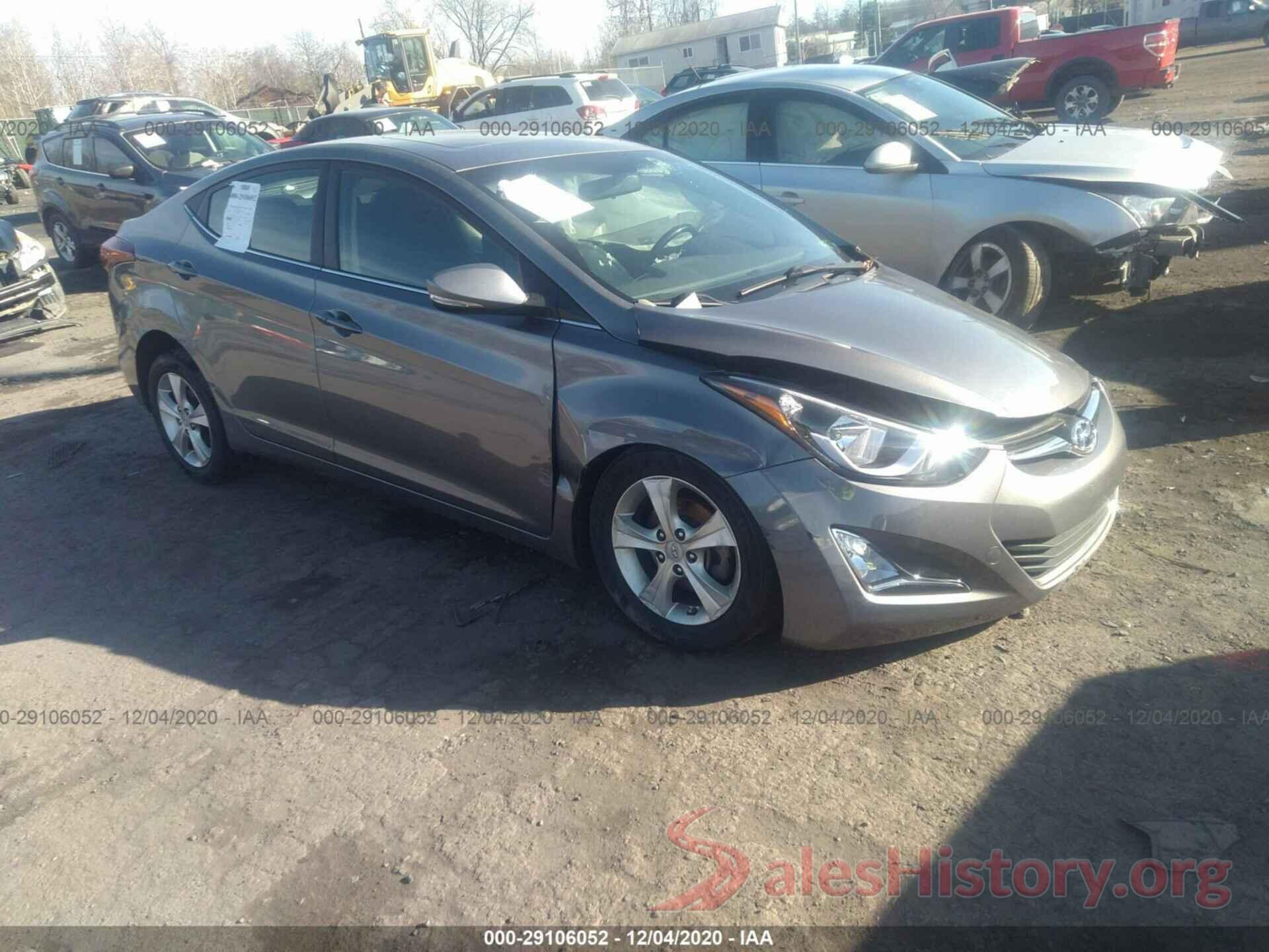 KMHDH4AEXGU574521 2016 HYUNDAI ELANTRA