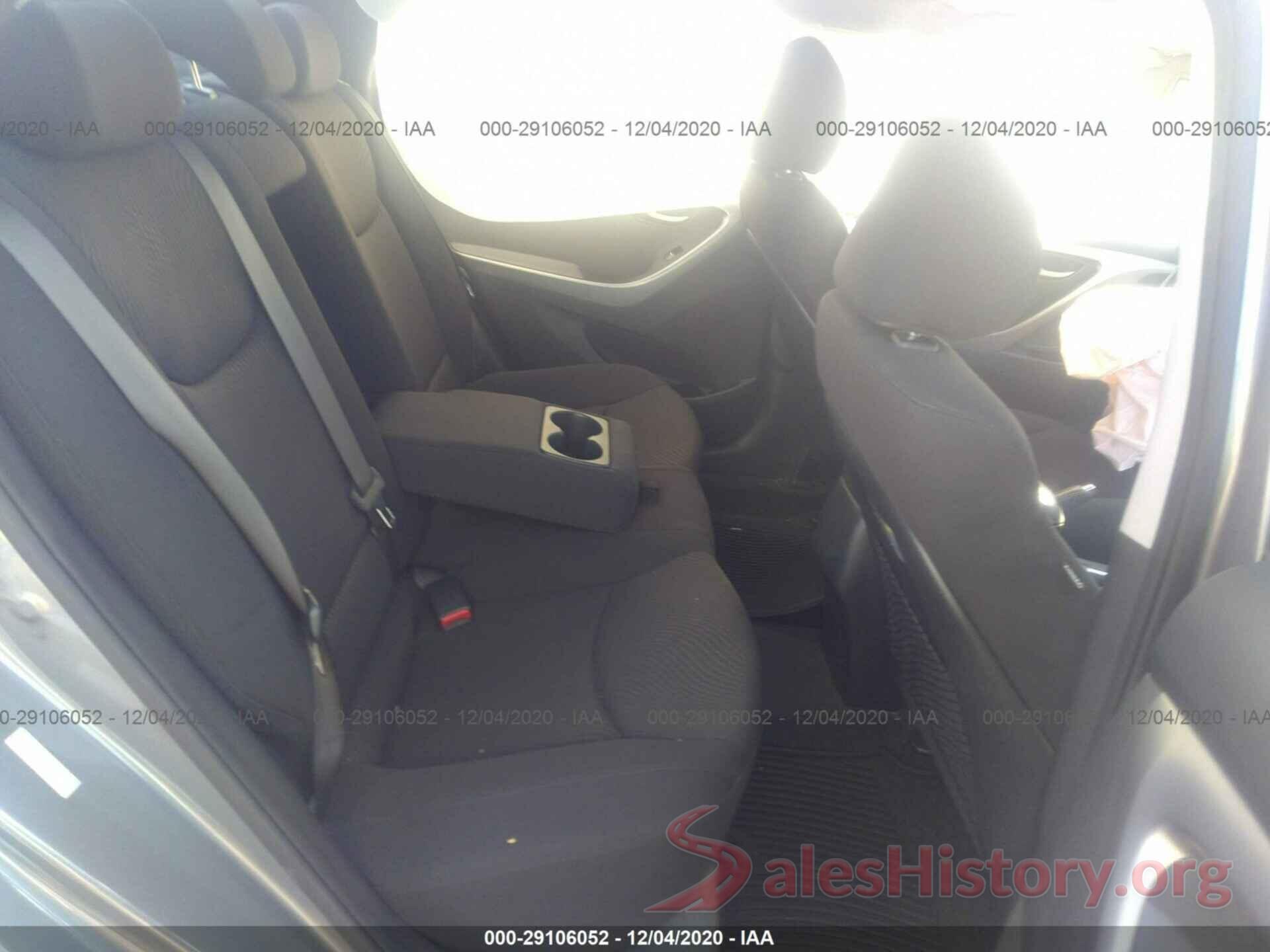 KMHDH4AEXGU574521 2016 HYUNDAI ELANTRA