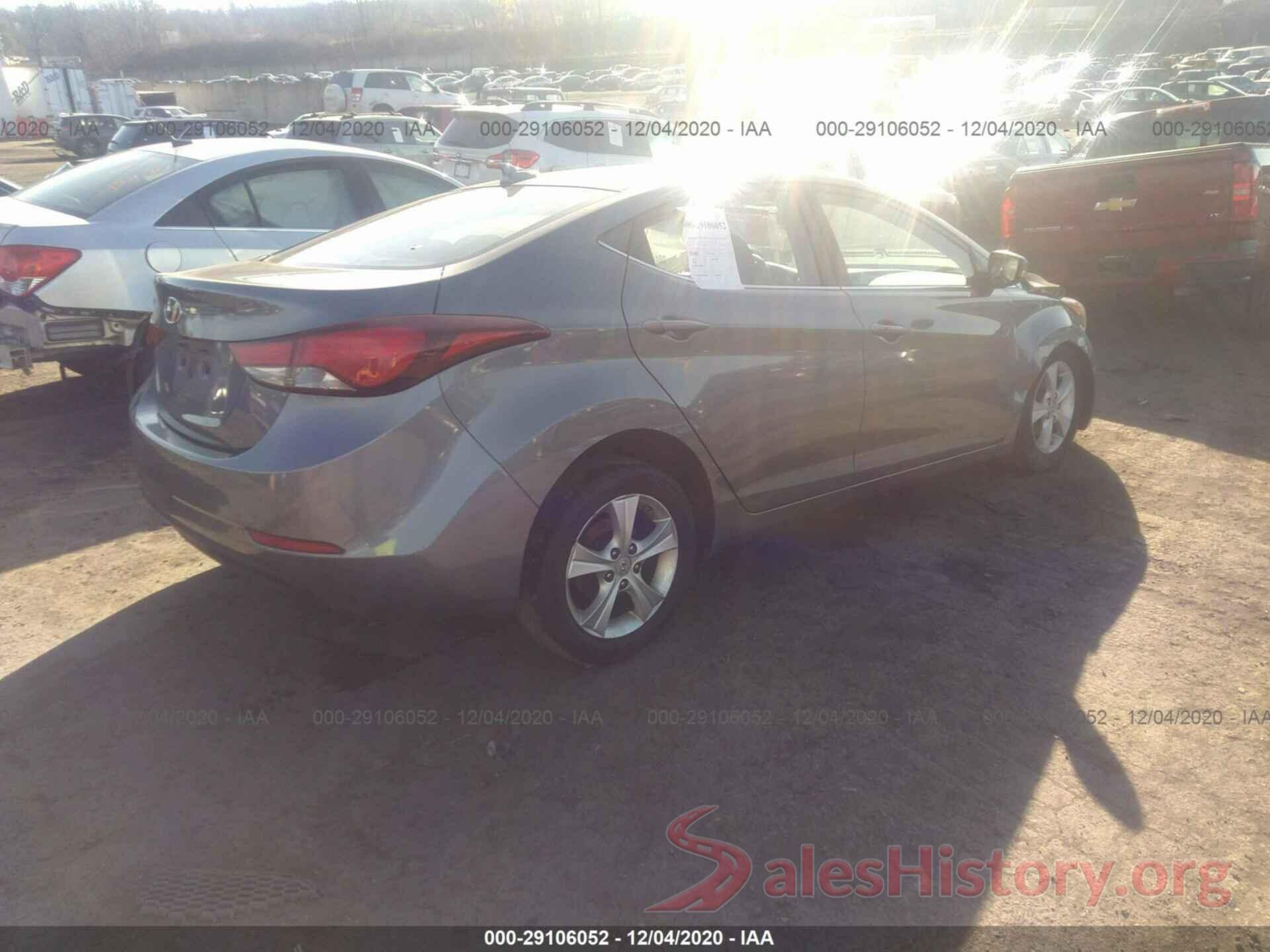 KMHDH4AEXGU574521 2016 HYUNDAI ELANTRA