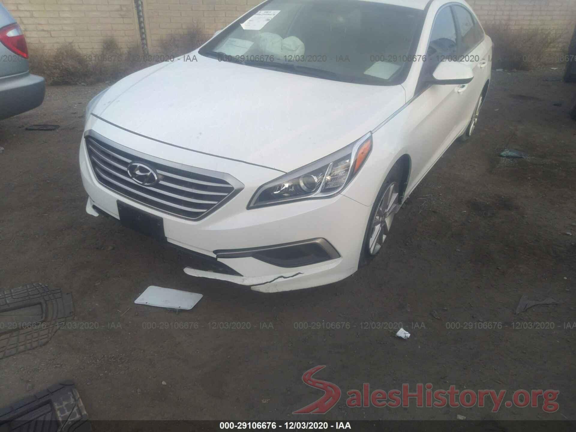 5NPE24AF0HH565020 2017 HYUNDAI SONATA