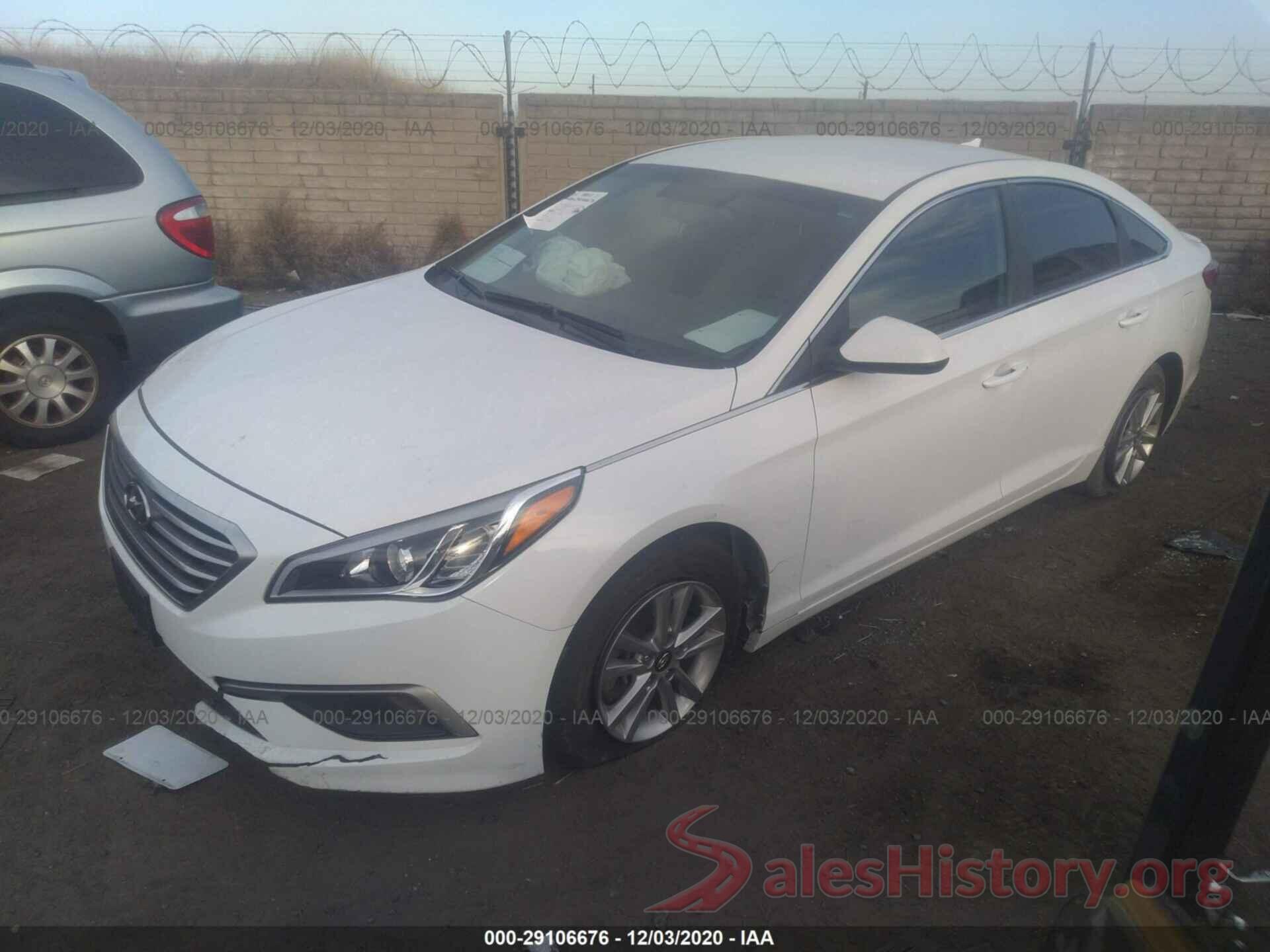 5NPE24AF0HH565020 2017 HYUNDAI SONATA