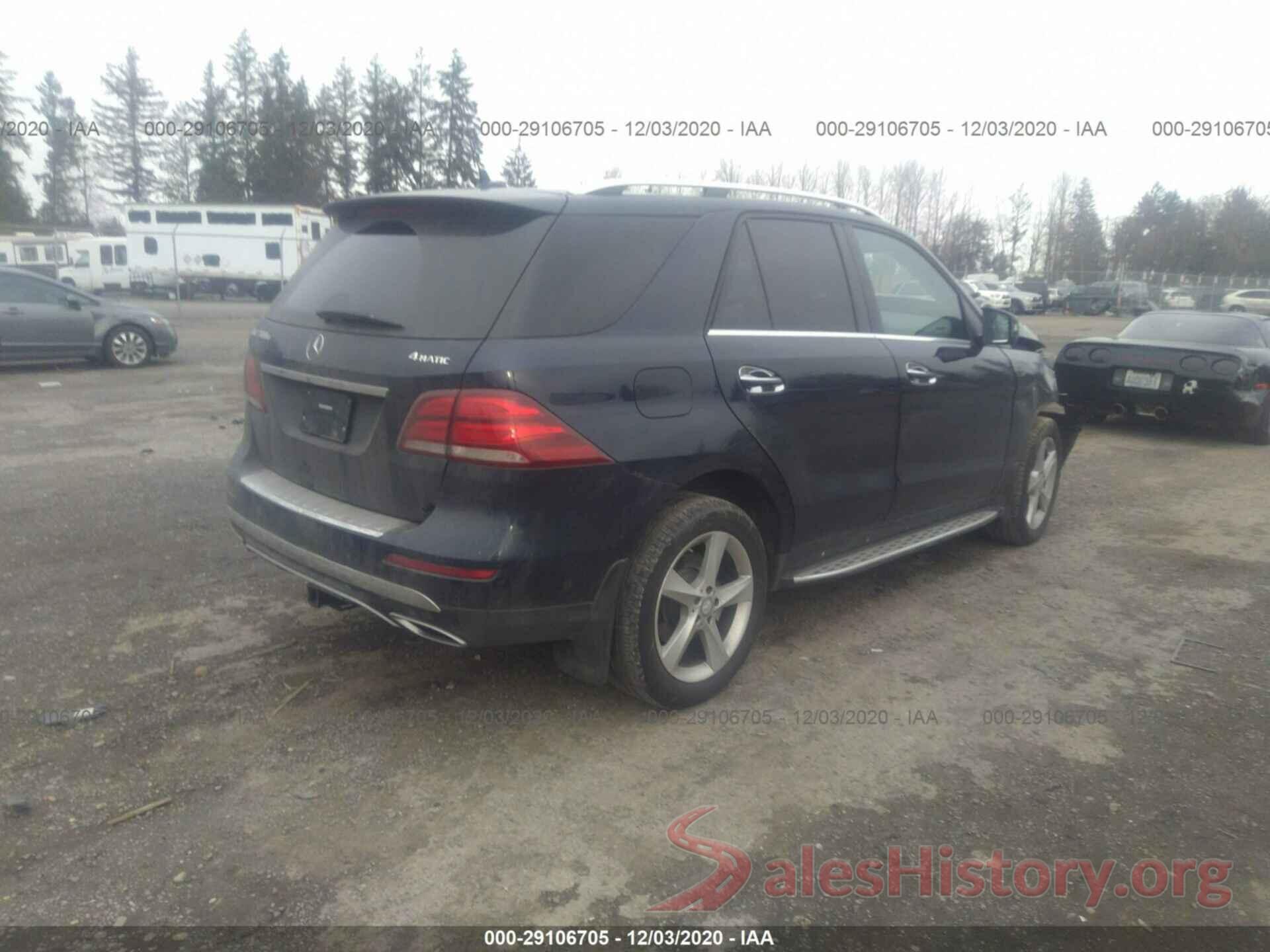 4JGDA0EB3GA697687 2016 MERCEDES-BENZ GLE