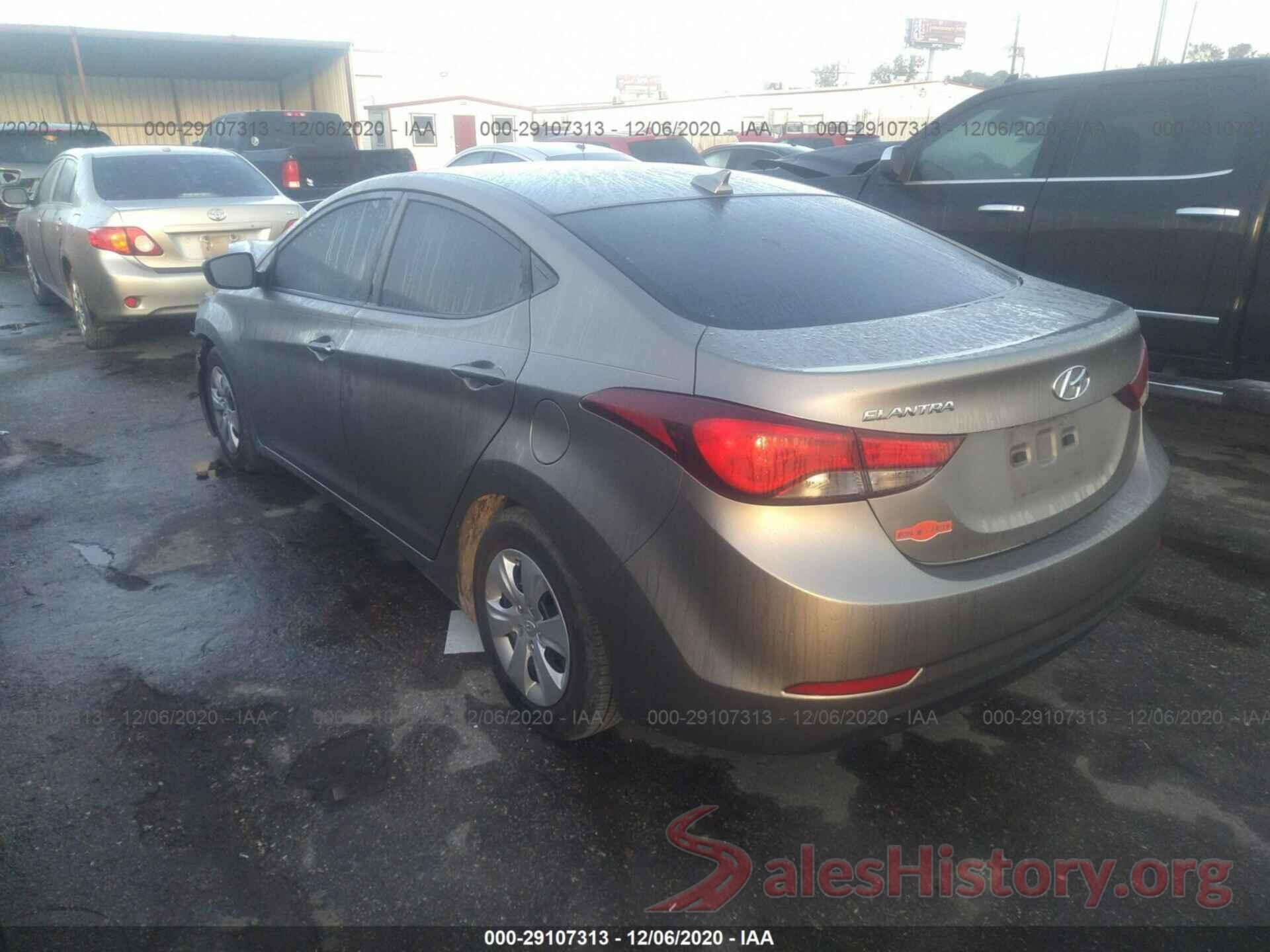 5NPDH4AE2GH731666 2016 HYUNDAI ELANTRA