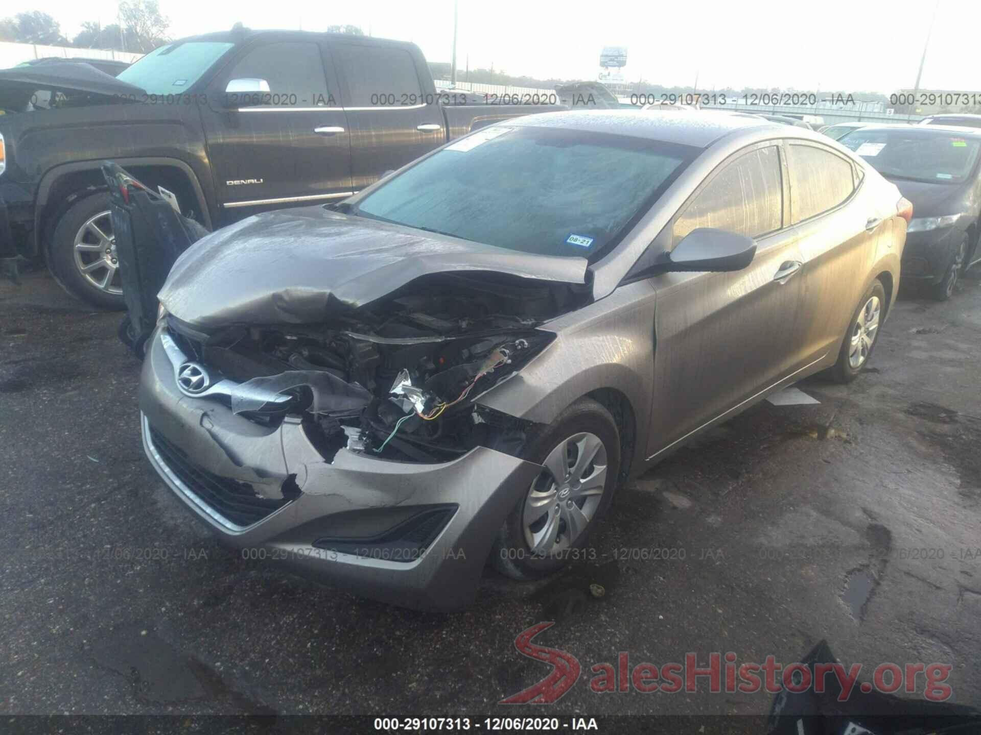 5NPDH4AE2GH731666 2016 HYUNDAI ELANTRA