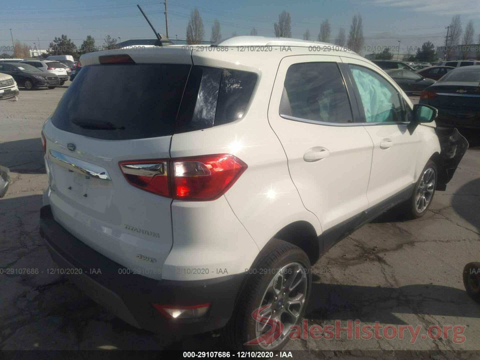 MAJ6S3KL1LC354051 2020 FORD ECOSPORT