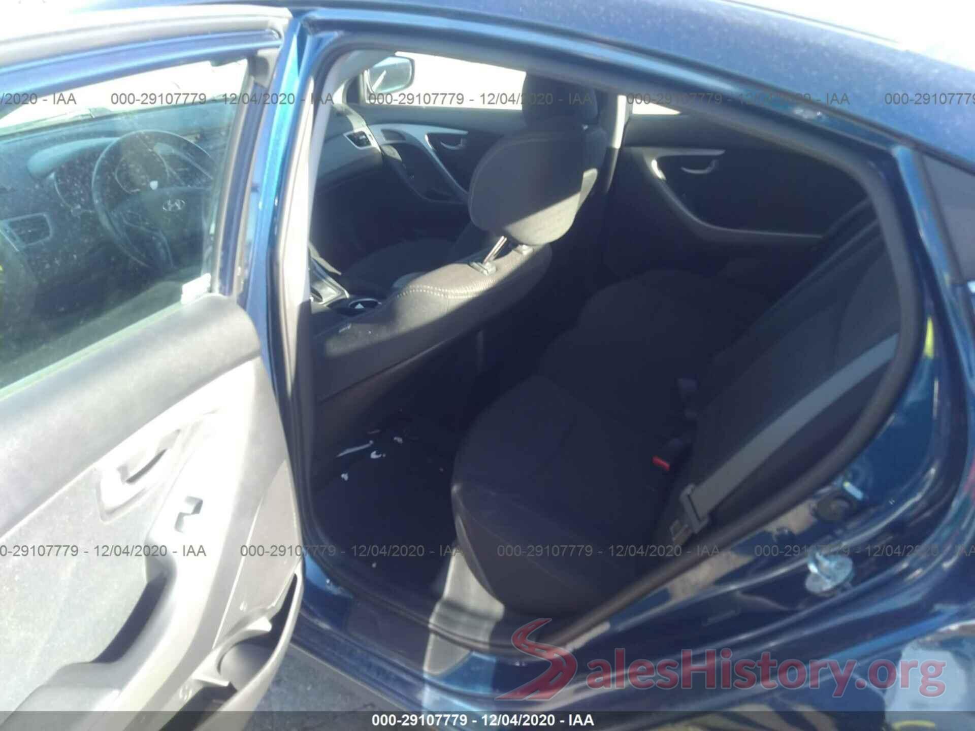 5NPDH4AE9GH682658 2016 HYUNDAI ELANTRA