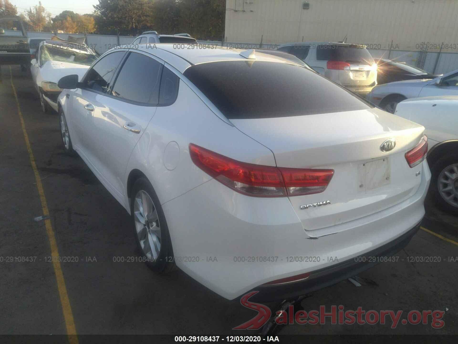 5XXGU4L32GG085089 2016 KIA OPTIMA