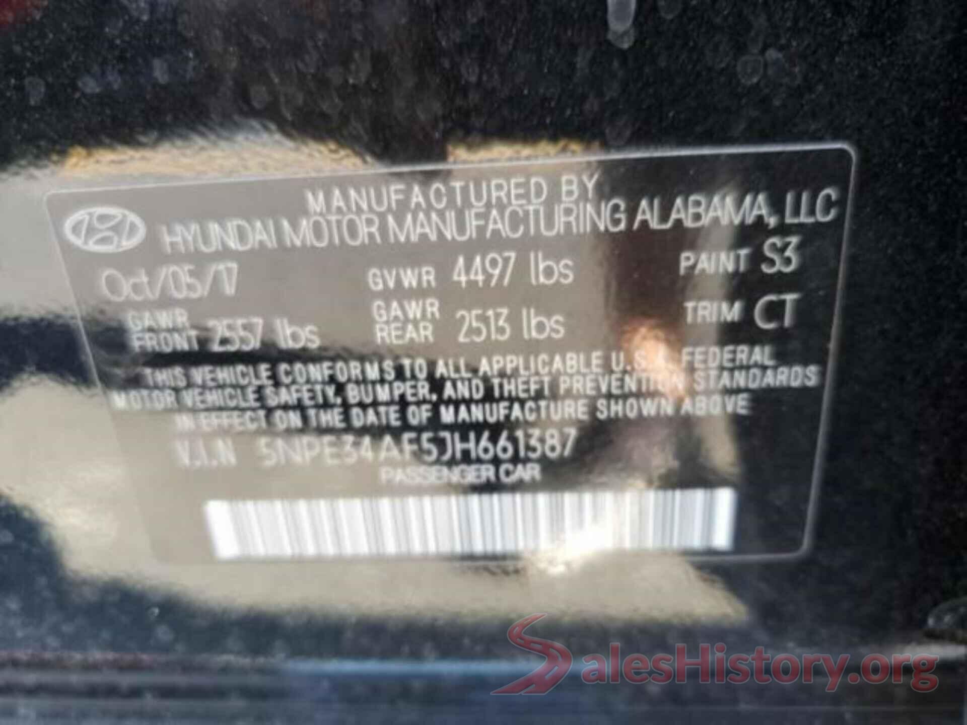 5NPE34AF5JH661387 2018 HYUNDAI SONATA