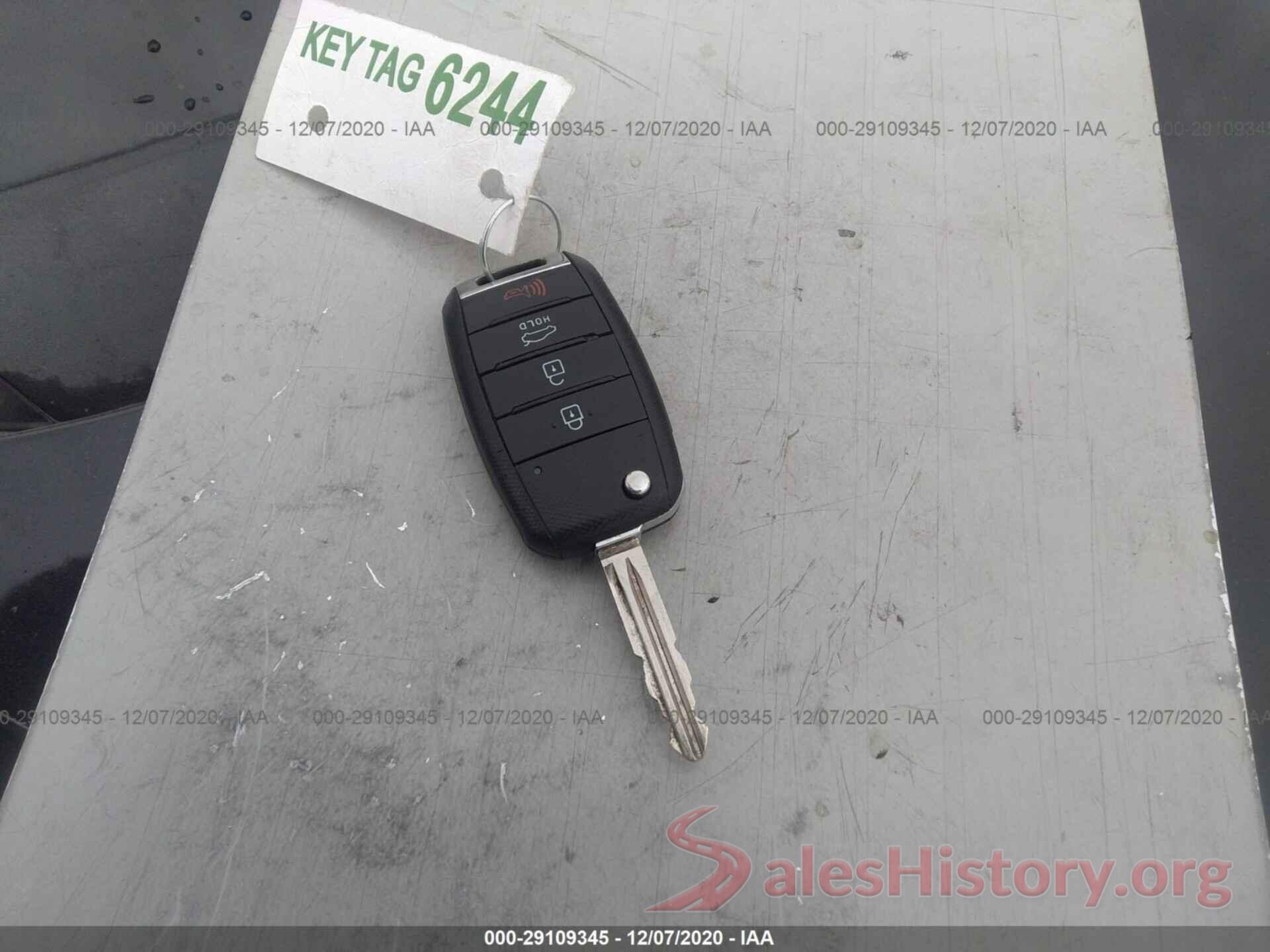 KNAFK4A69G5588179 2016 KIA FORTE