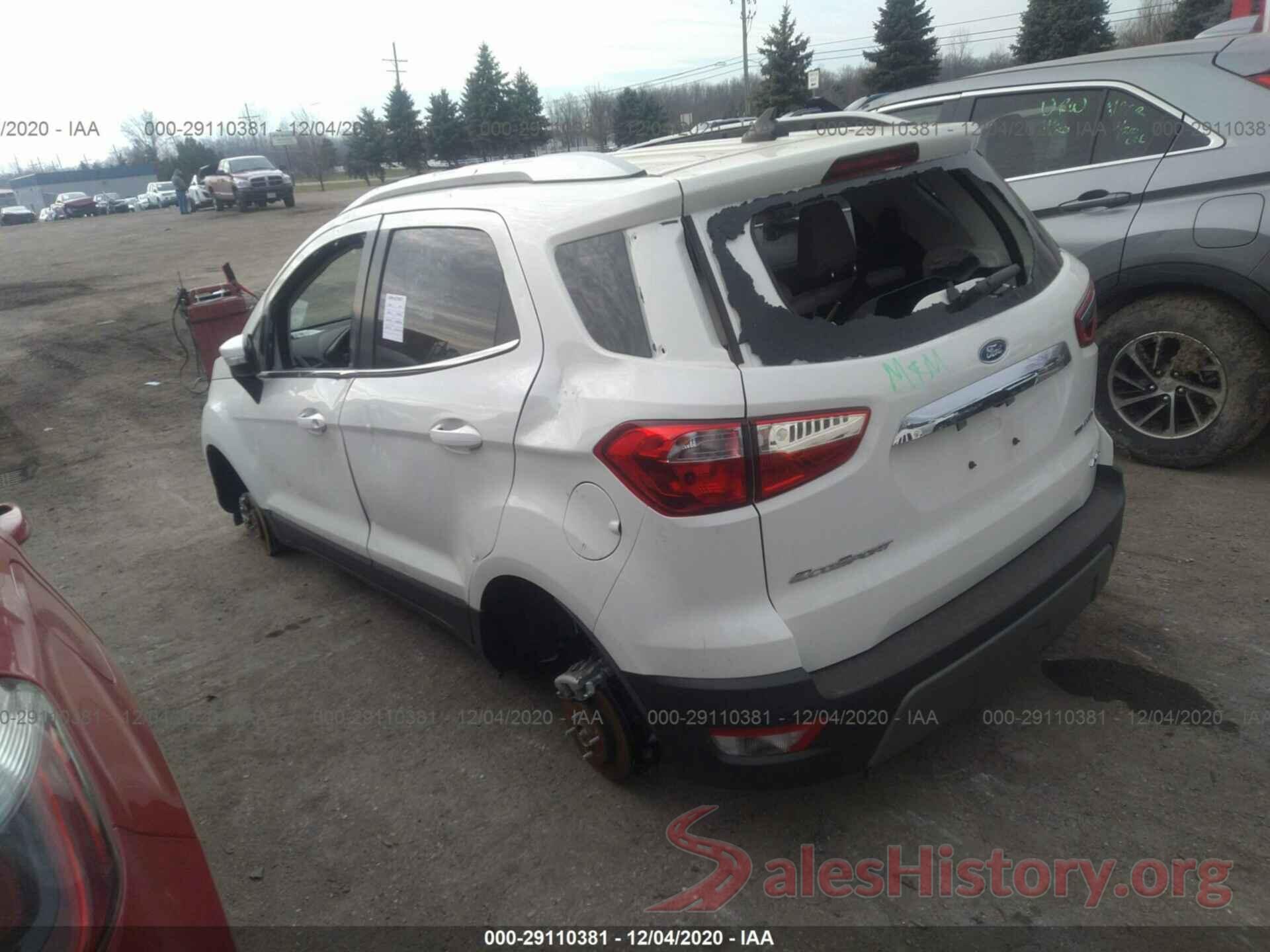 MAJ6S3KL2LC346430 2020 FORD ECOSPORT