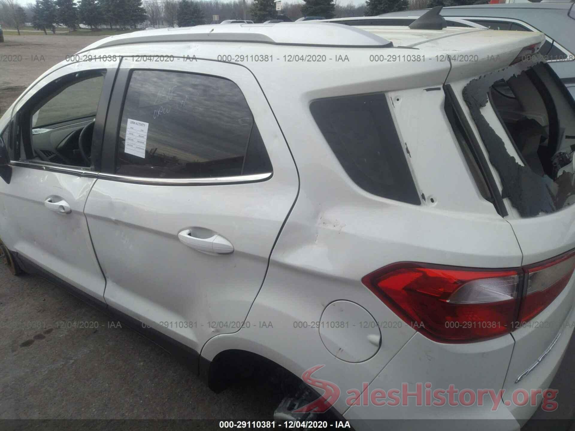 MAJ6S3KL2LC346430 2020 FORD ECOSPORT