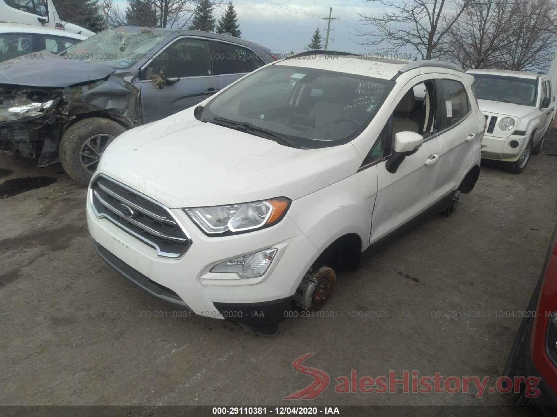 MAJ6S3KL2LC346430 2020 FORD ECOSPORT