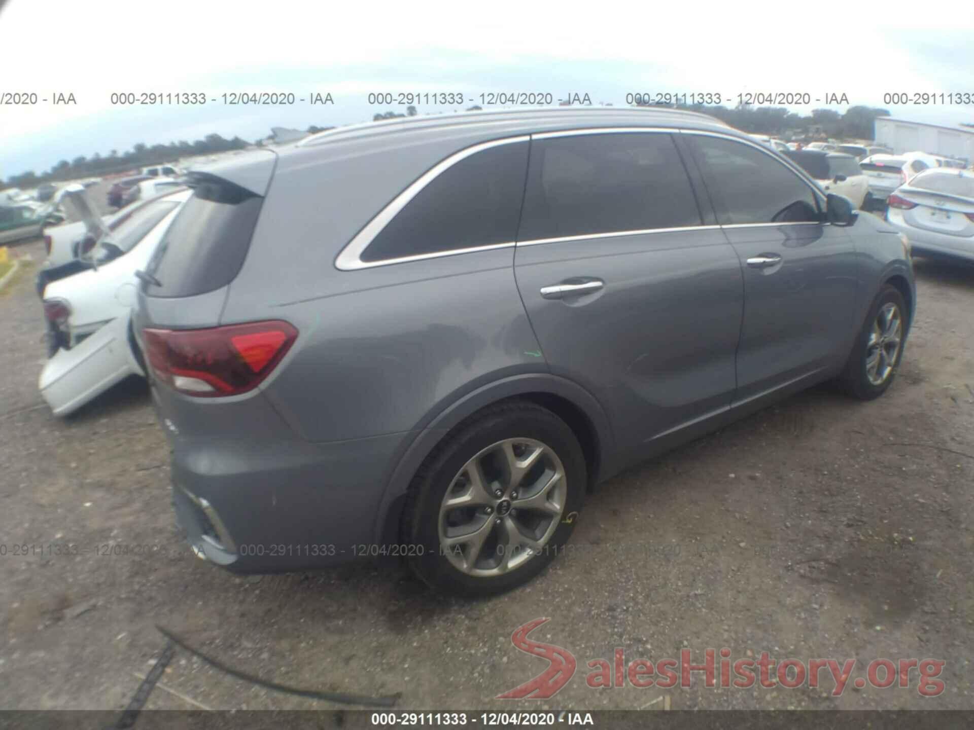 5XYPK4A59LG686287 2020 KIA SORENTO