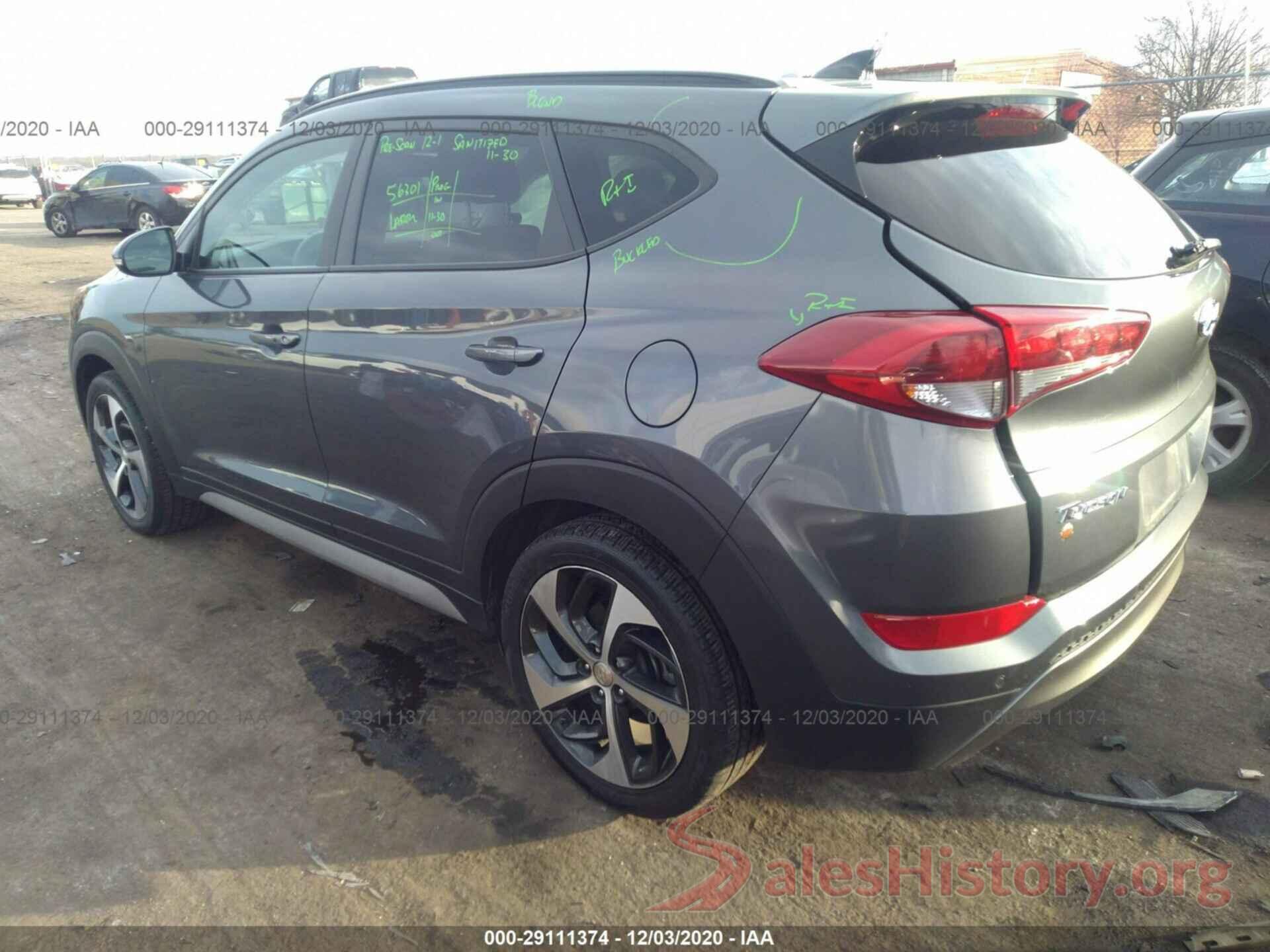 KM8J3CA26JU708806 2018 HYUNDAI TUCSON