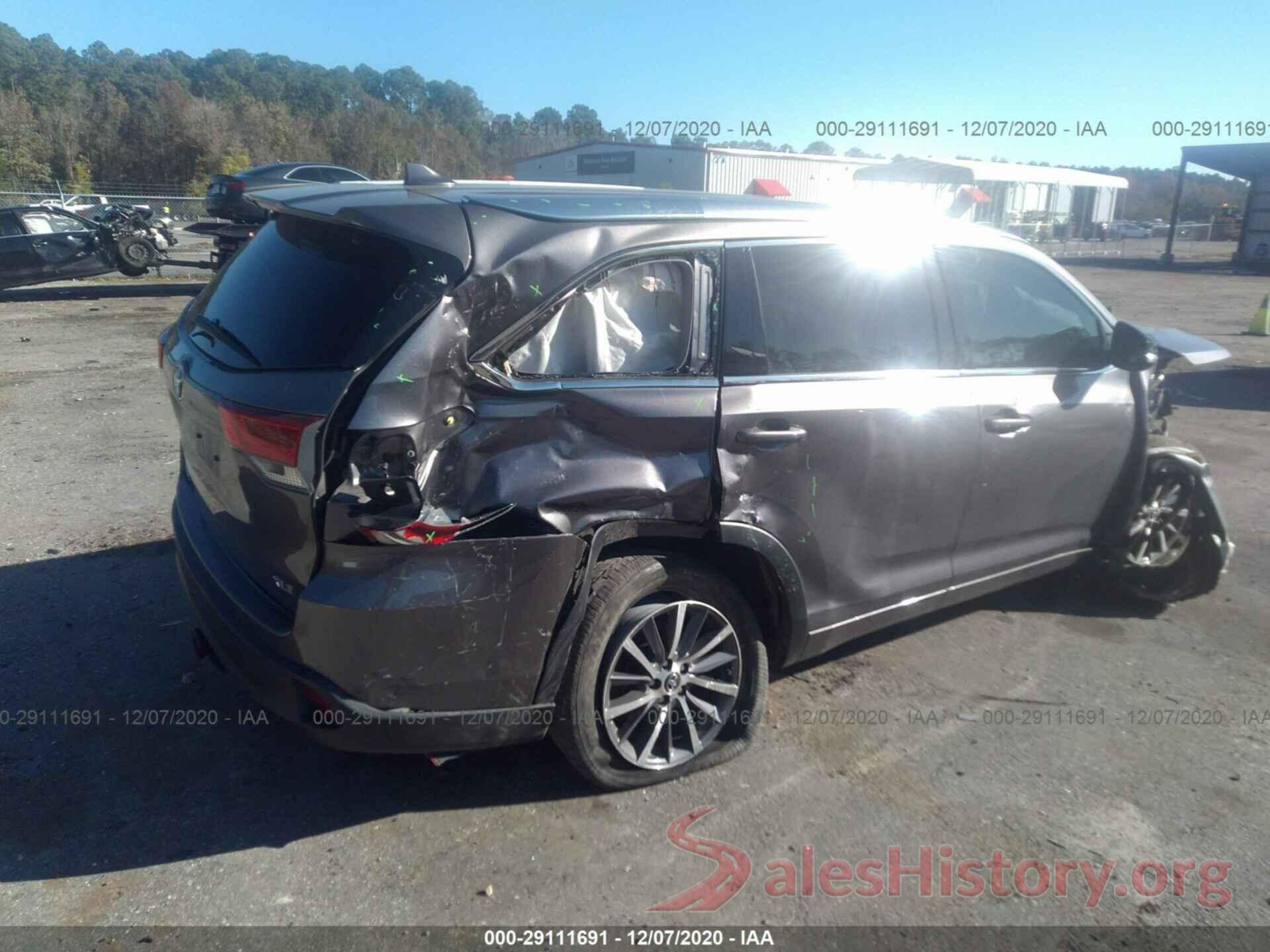 5TDKZRFH3HS520430 2017 TOYOTA HIGHLANDER