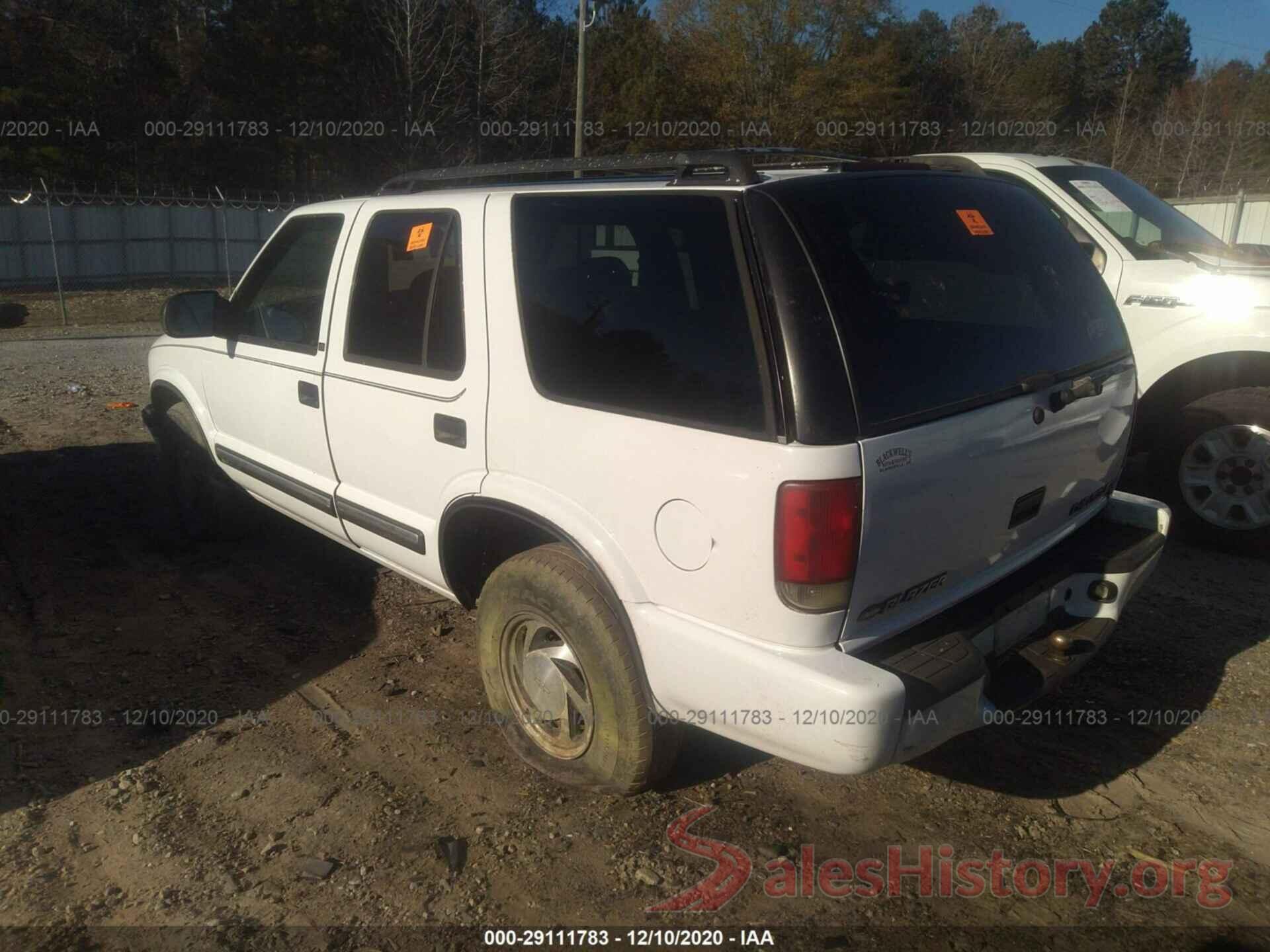 1GNDT13W812141541 2001 CHEVROLET BLAZER