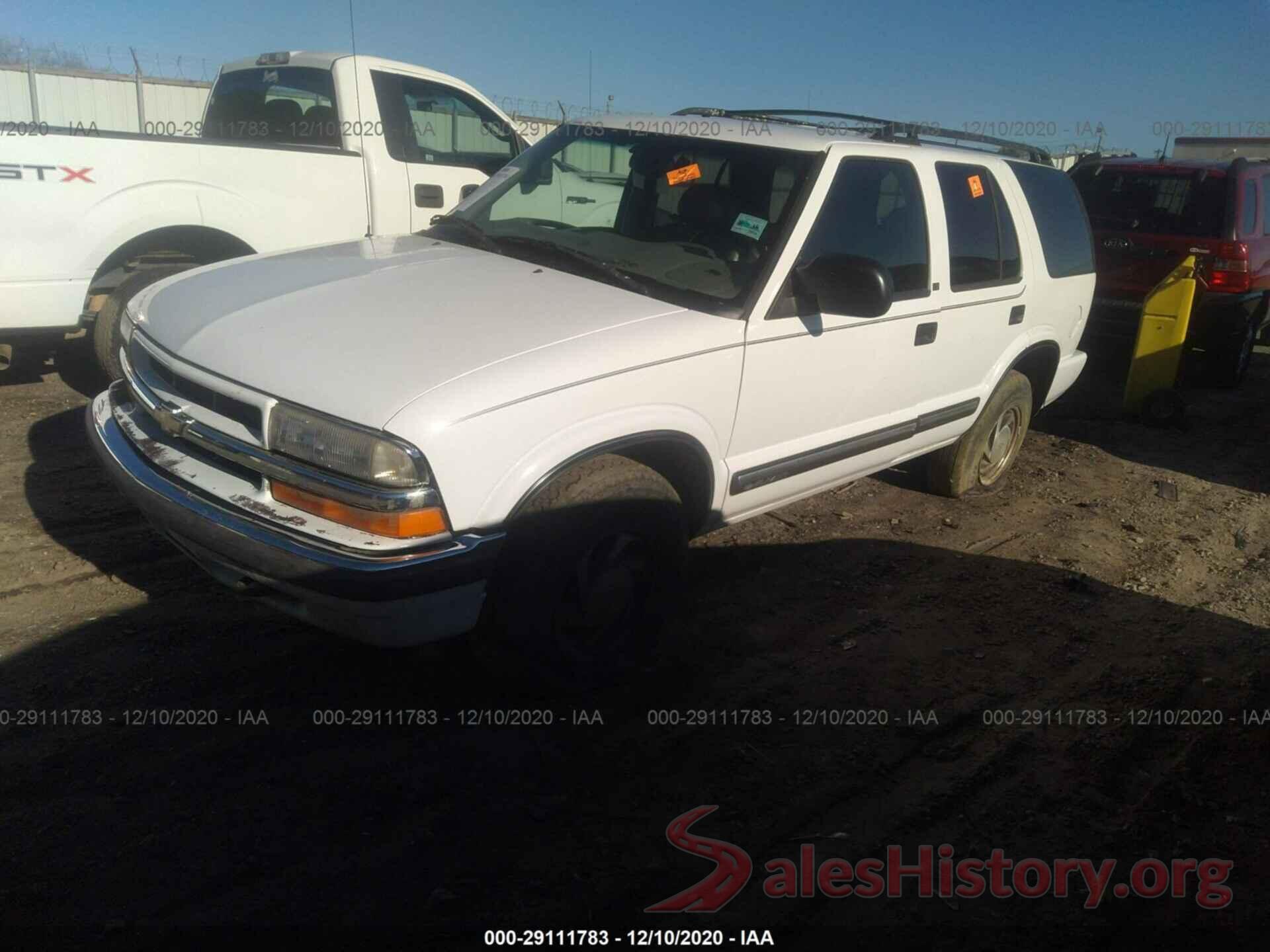 1GNDT13W812141541 2001 CHEVROLET BLAZER