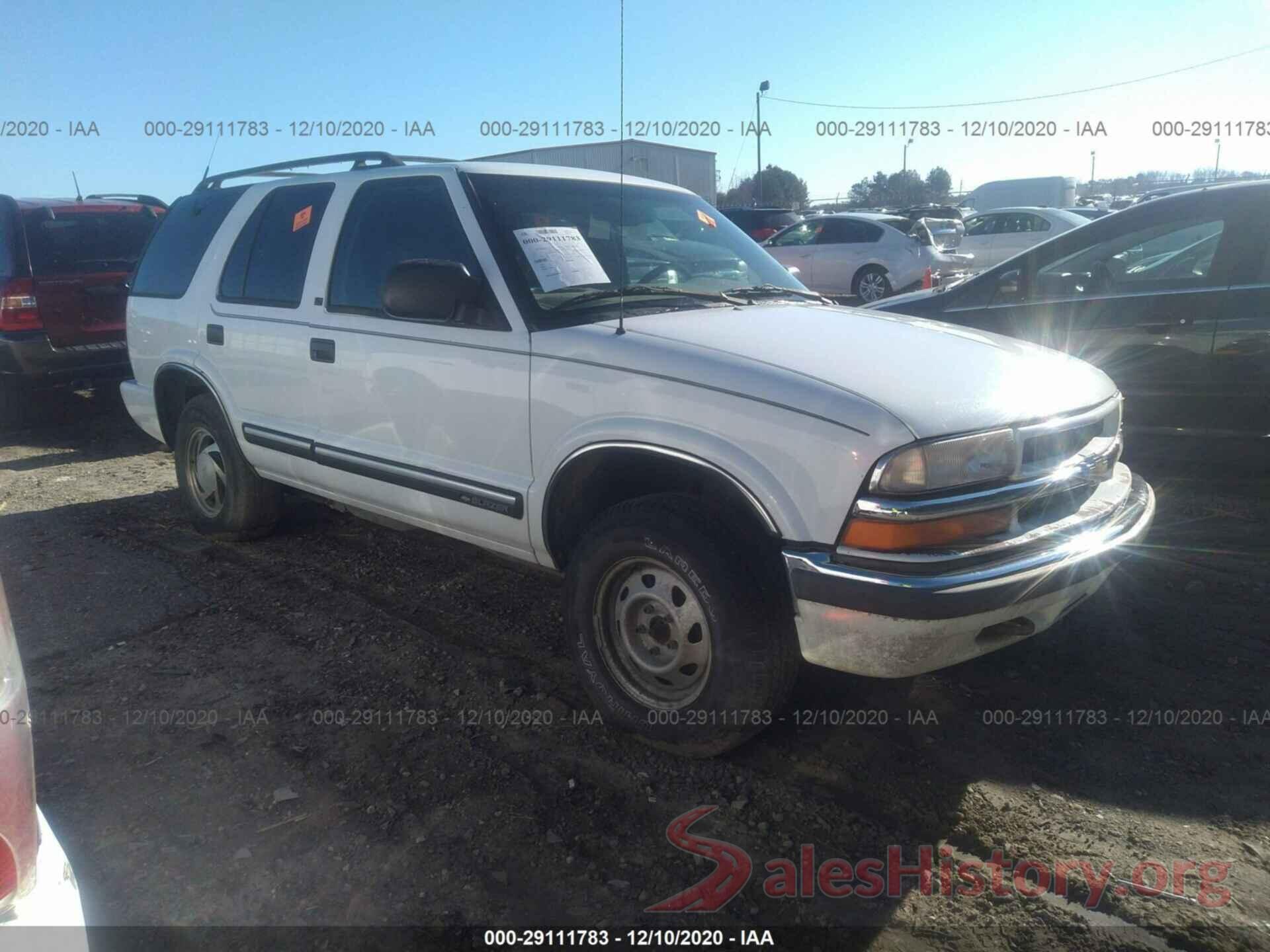 1GNDT13W812141541 2001 CHEVROLET BLAZER