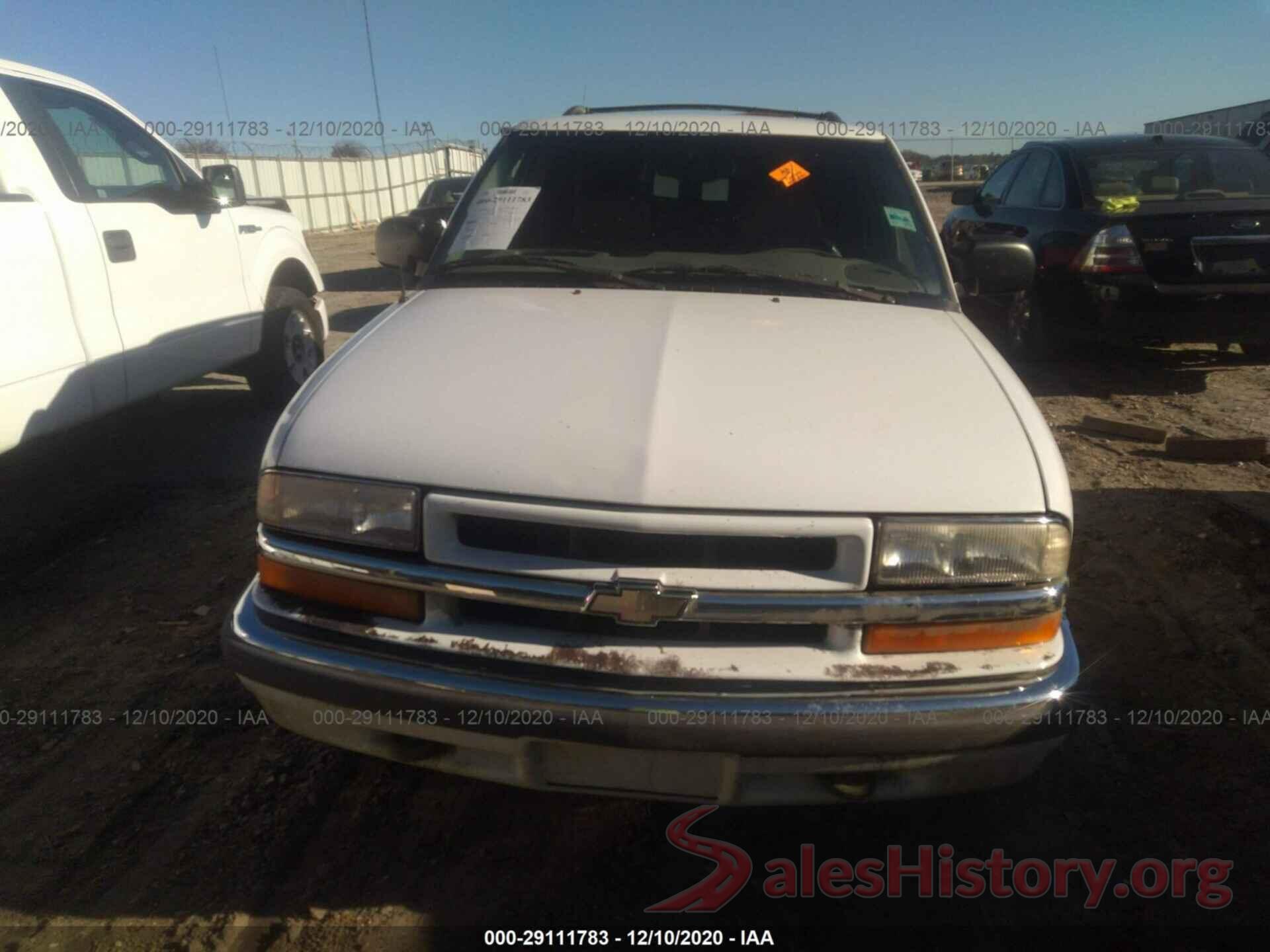 1GNDT13W812141541 2001 CHEVROLET BLAZER