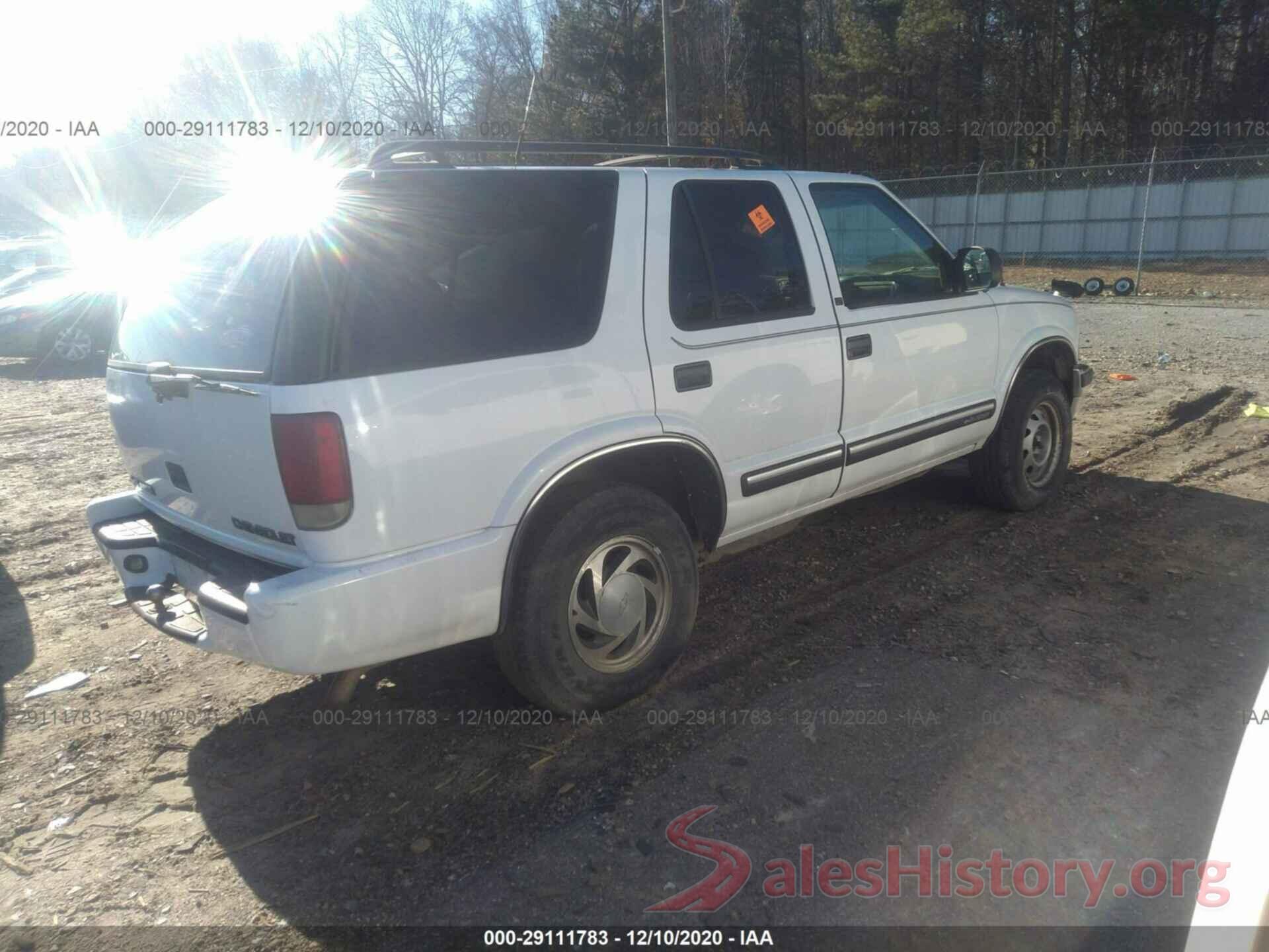 1GNDT13W812141541 2001 CHEVROLET BLAZER