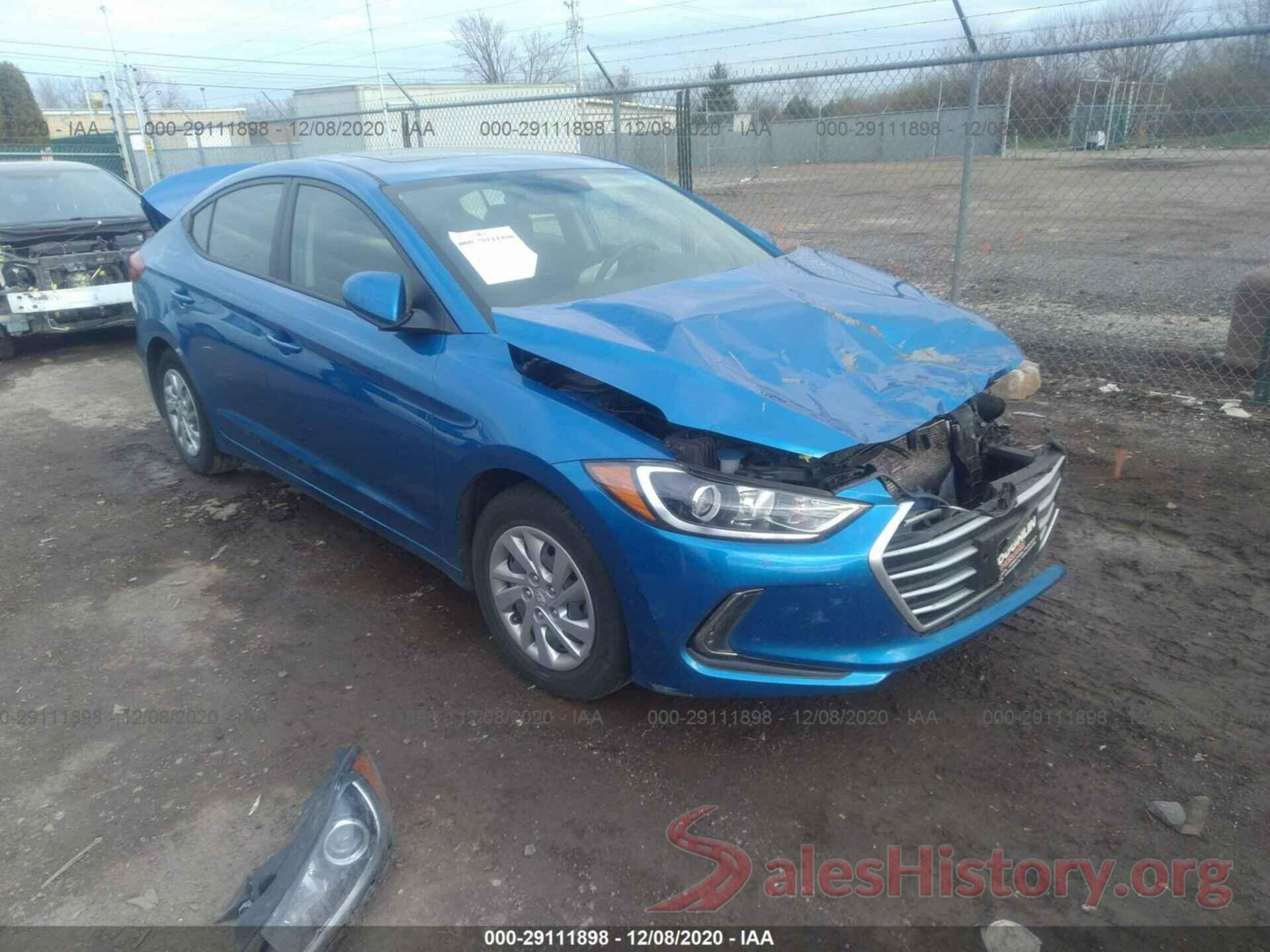 5NPD84LF2HH158548 2017 HYUNDAI ELANTRA