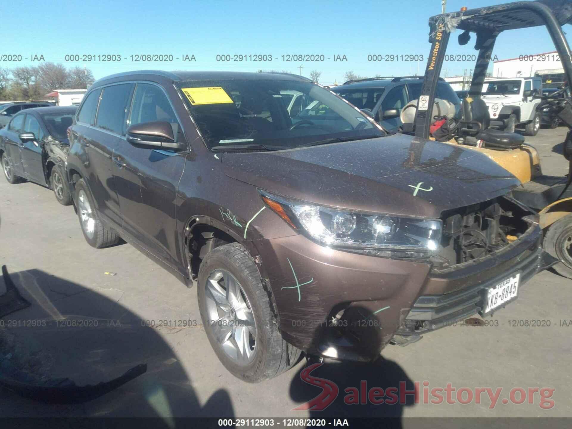 5TDYZRFH1JS235354 2018 TOYOTA HIGHLANDER