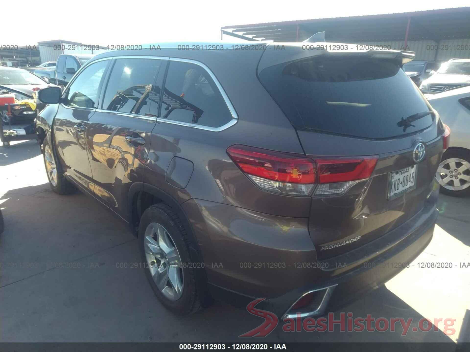 5TDYZRFH1JS235354 2018 TOYOTA HIGHLANDER