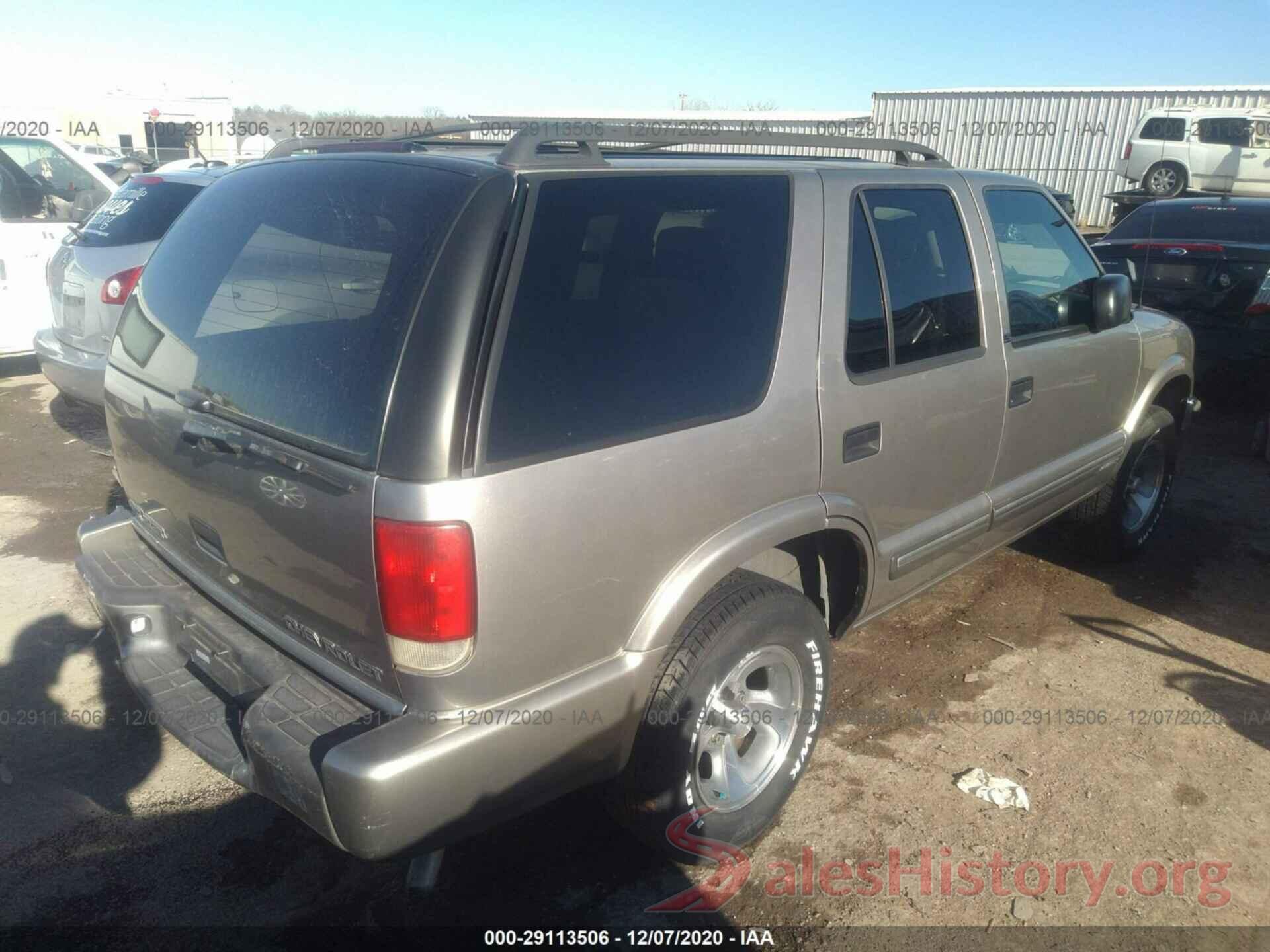 1GNCS13W812202143 2001 CHEVROLET BLAZER