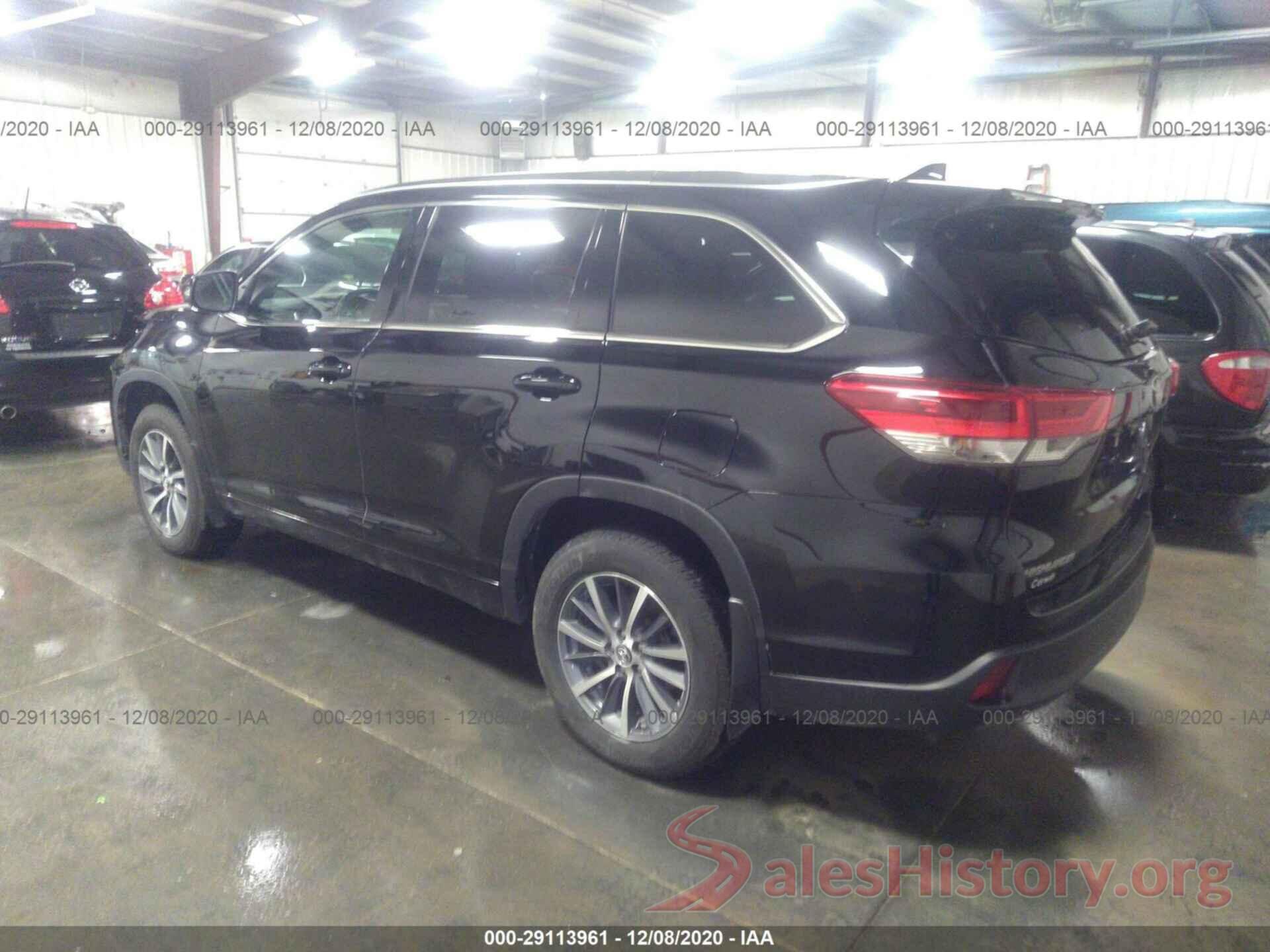 5TDJZRFH3HS470284 2017 TOYOTA HIGHLANDER