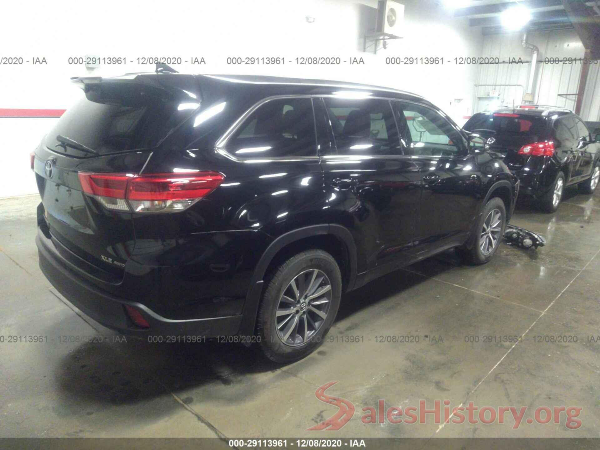 5TDJZRFH3HS470284 2017 TOYOTA HIGHLANDER