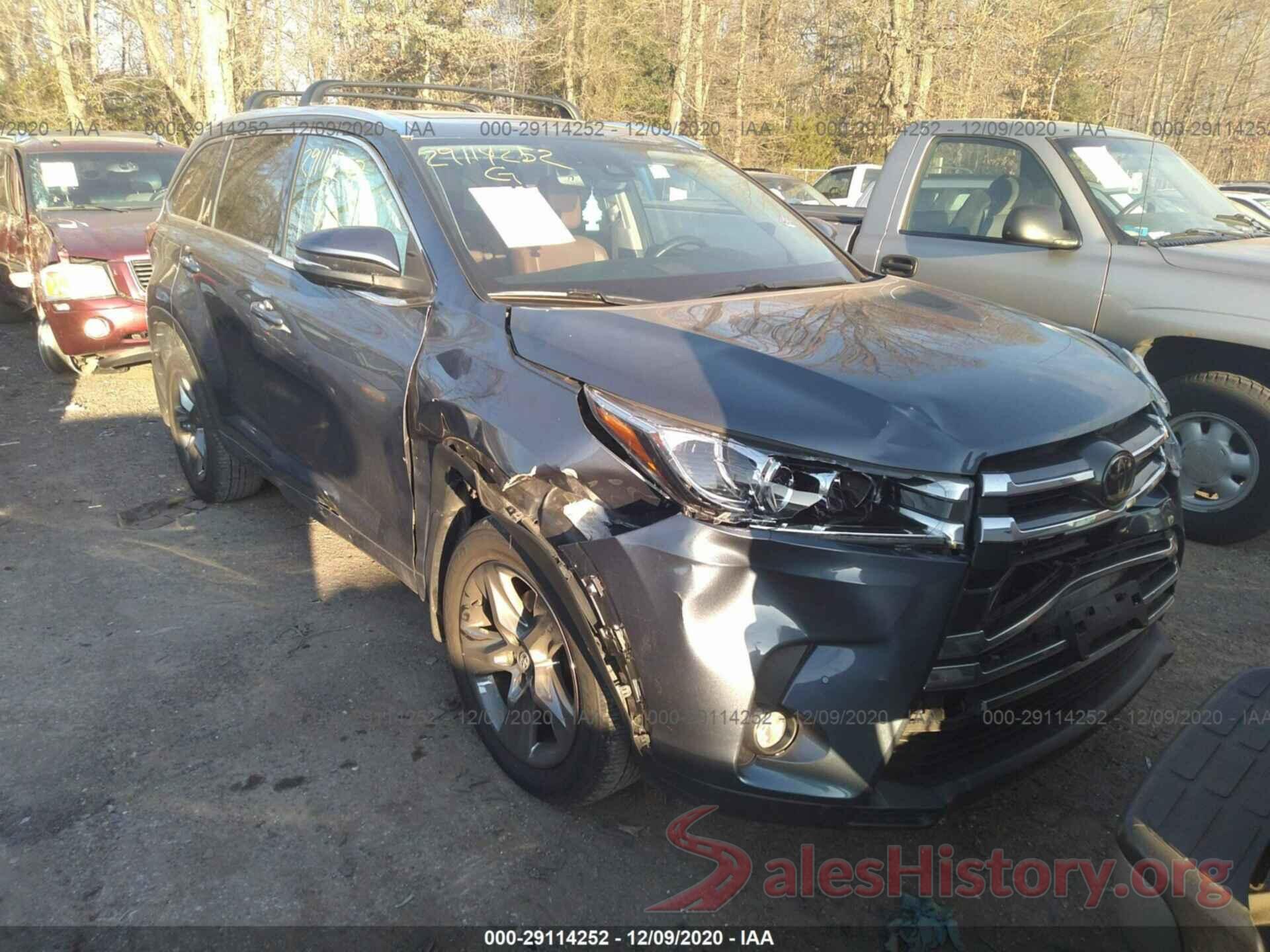 5TDDZRFH3HS452381 2017 TOYOTA HIGHLANDER