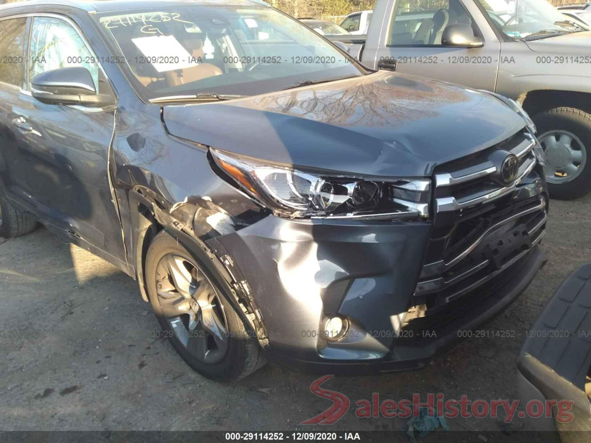 5TDDZRFH3HS452381 2017 TOYOTA HIGHLANDER