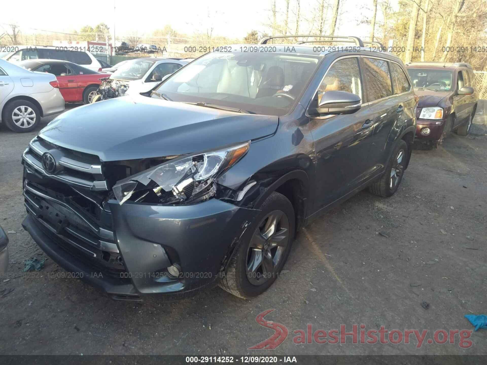 5TDDZRFH3HS452381 2017 TOYOTA HIGHLANDER